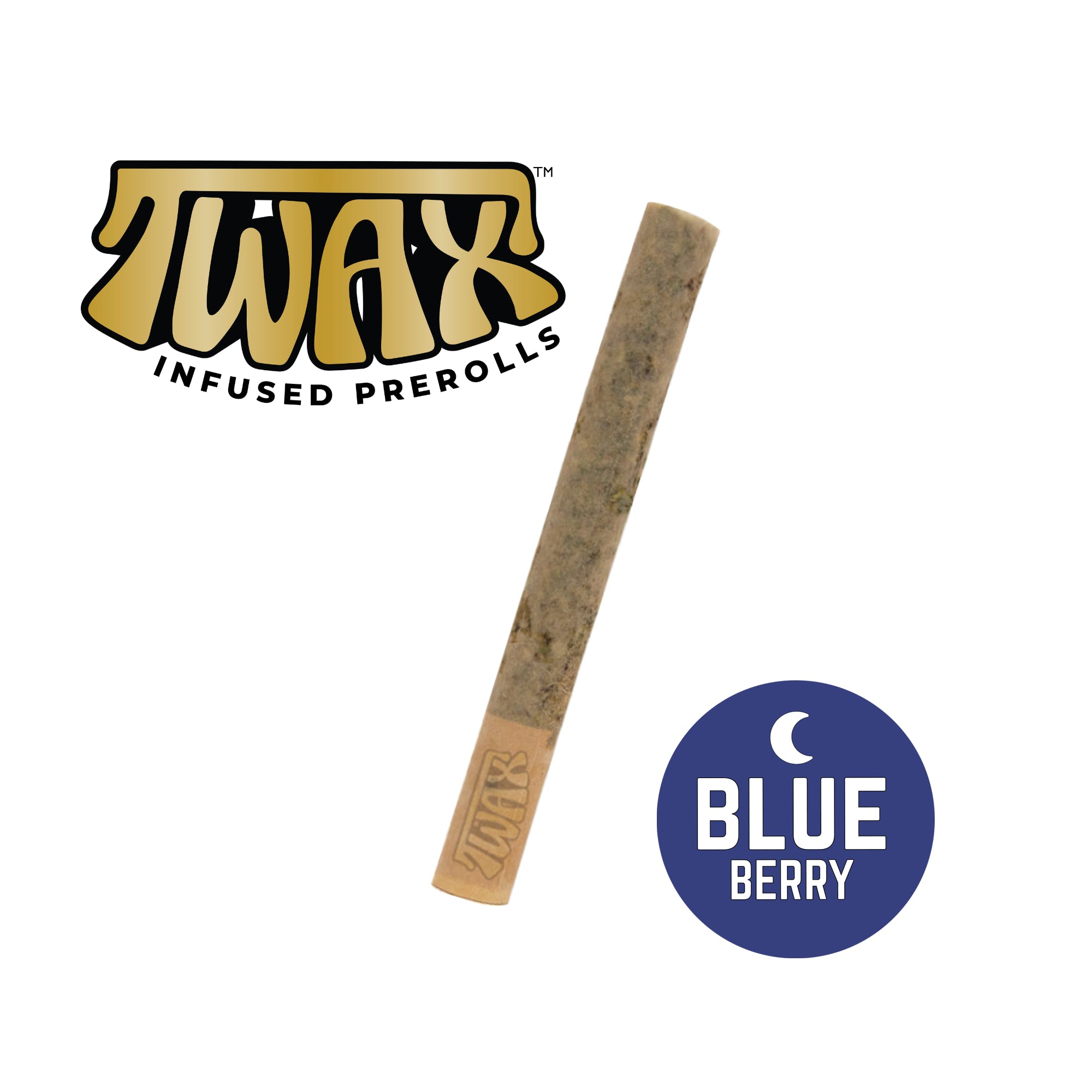 The Clear - TWAX Infused Pre-roll 1g Blueberry