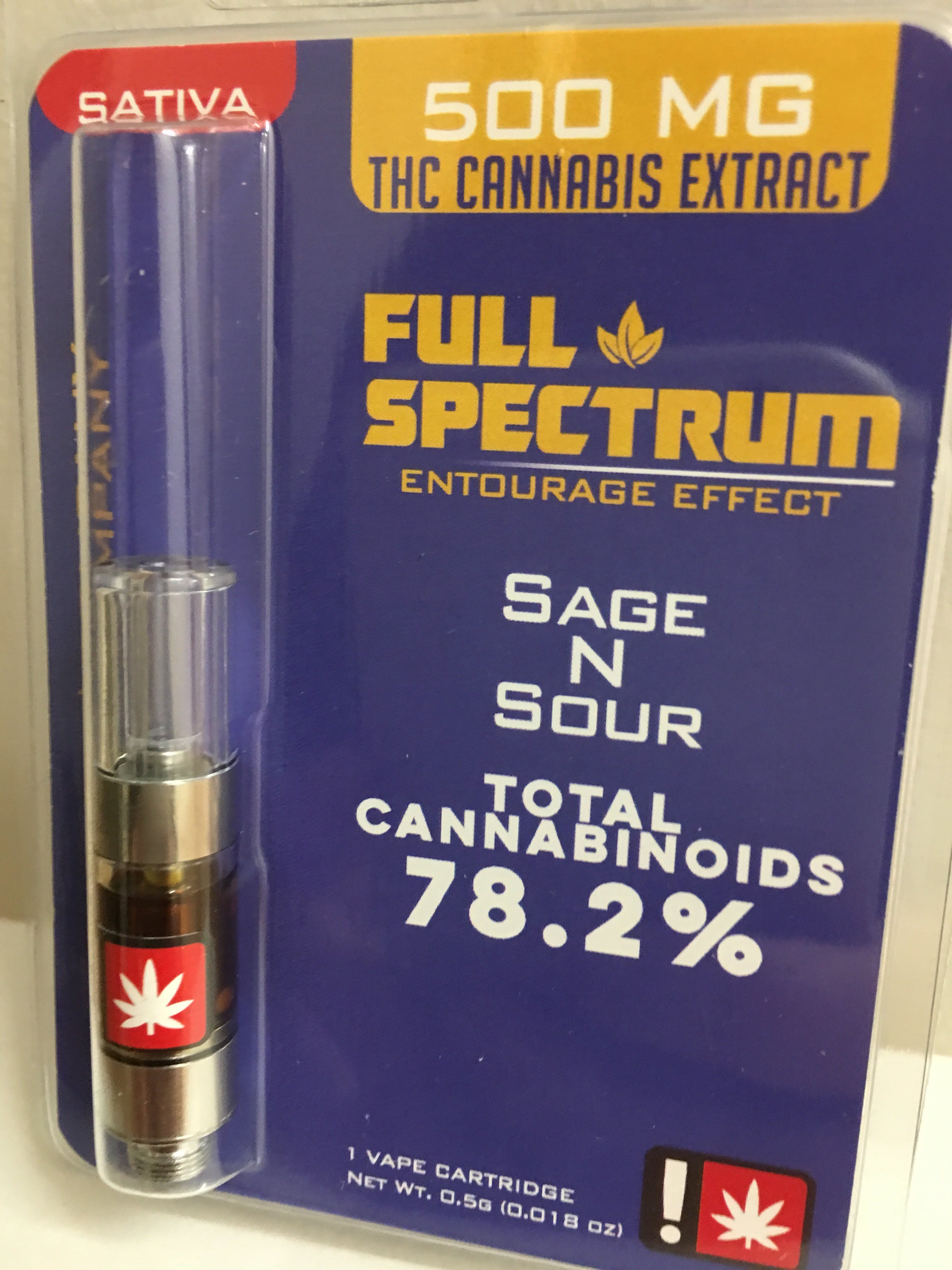 Full Spectrum Cartridge - Sage N Sour .5g