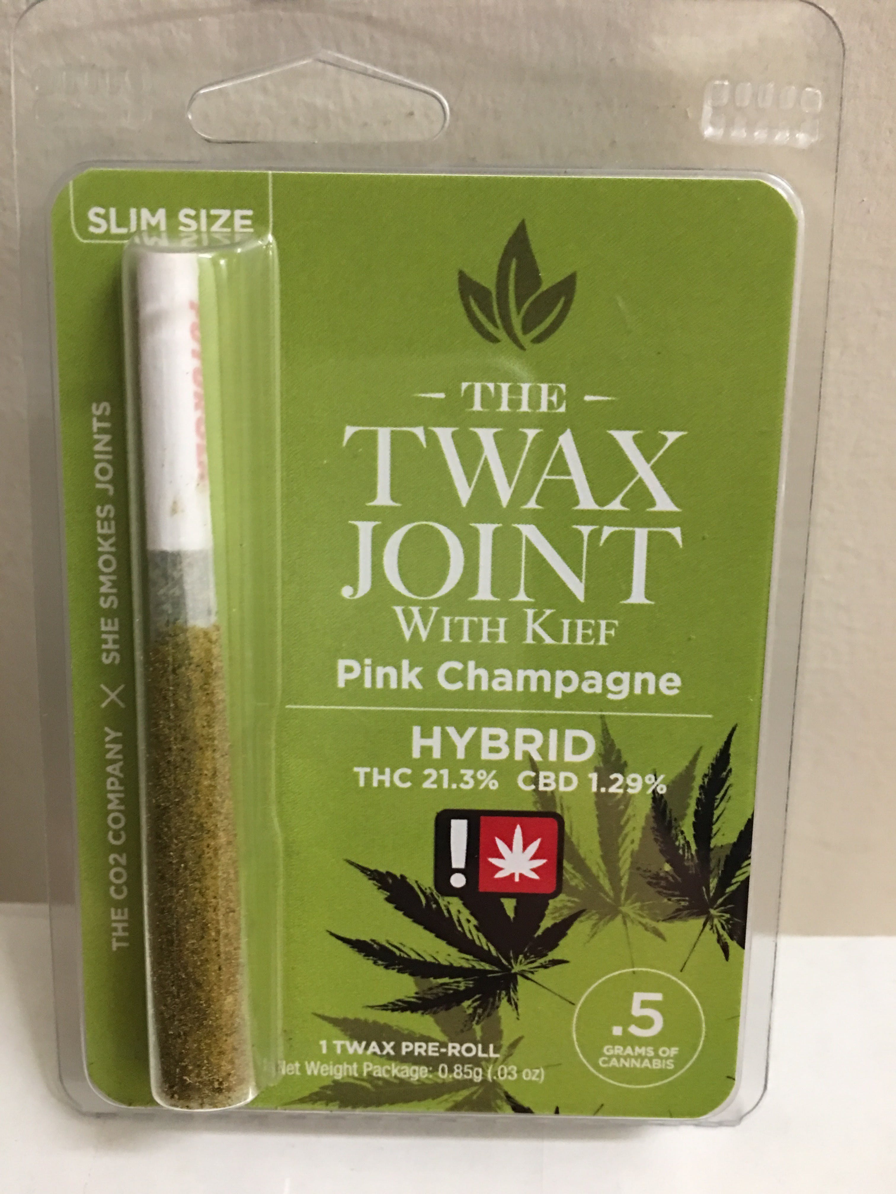 Twax Joint Kief - Pink Champagne .5g