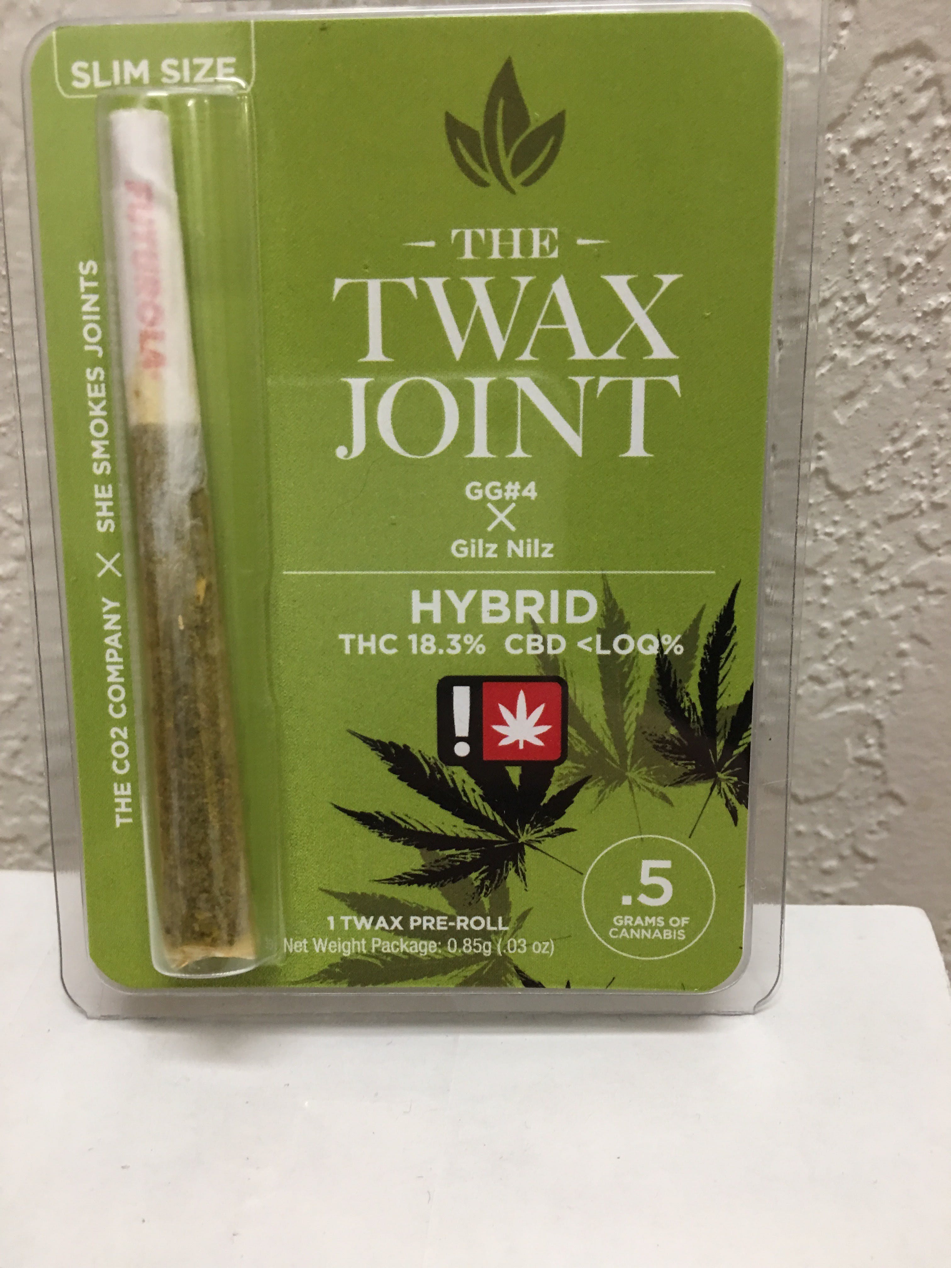 Twax Joint - GG4 x Gilz Nilz .5g