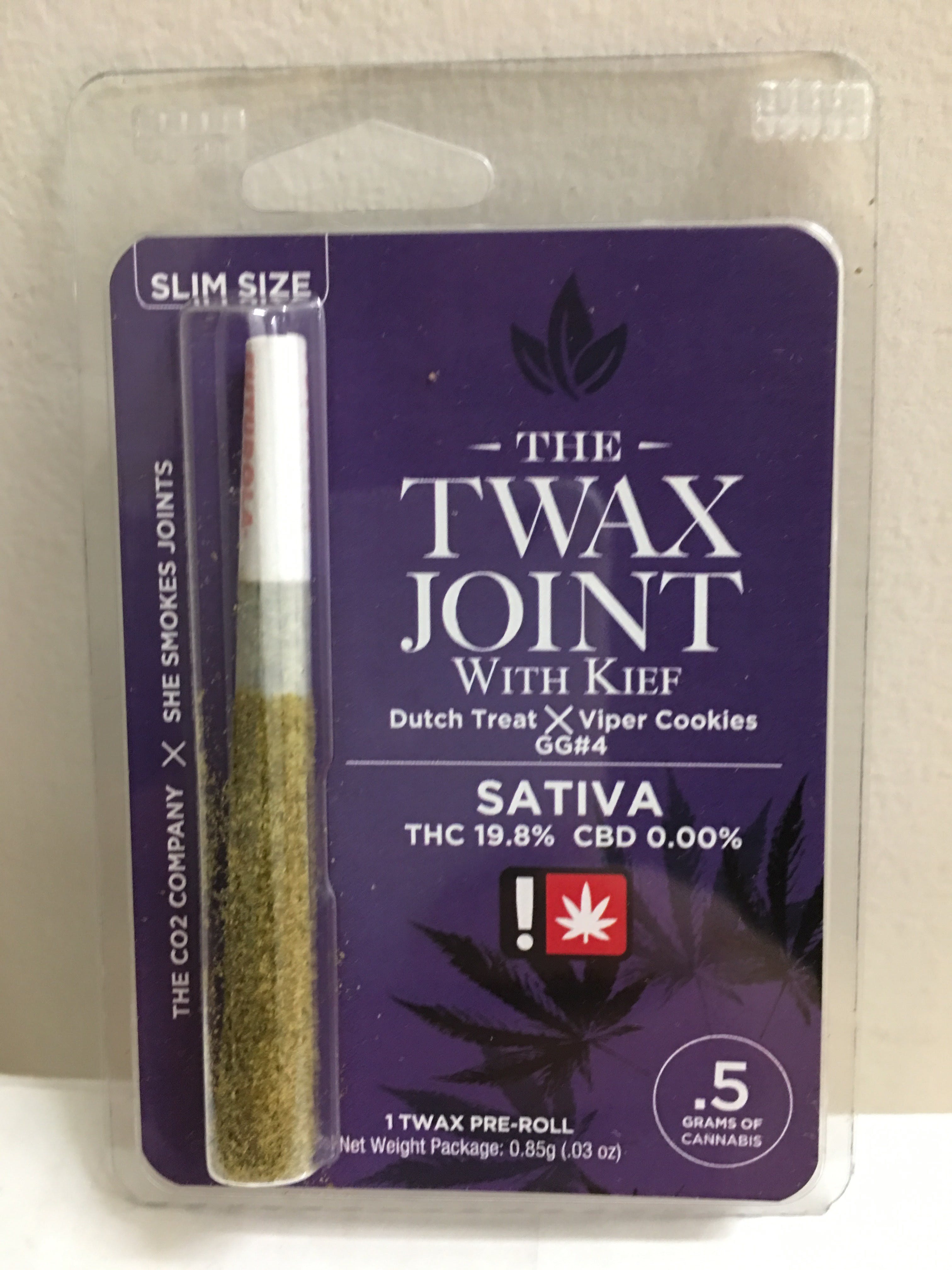 Twax Joint Kief -Dutch Treat x Viper Cookie xGG4
