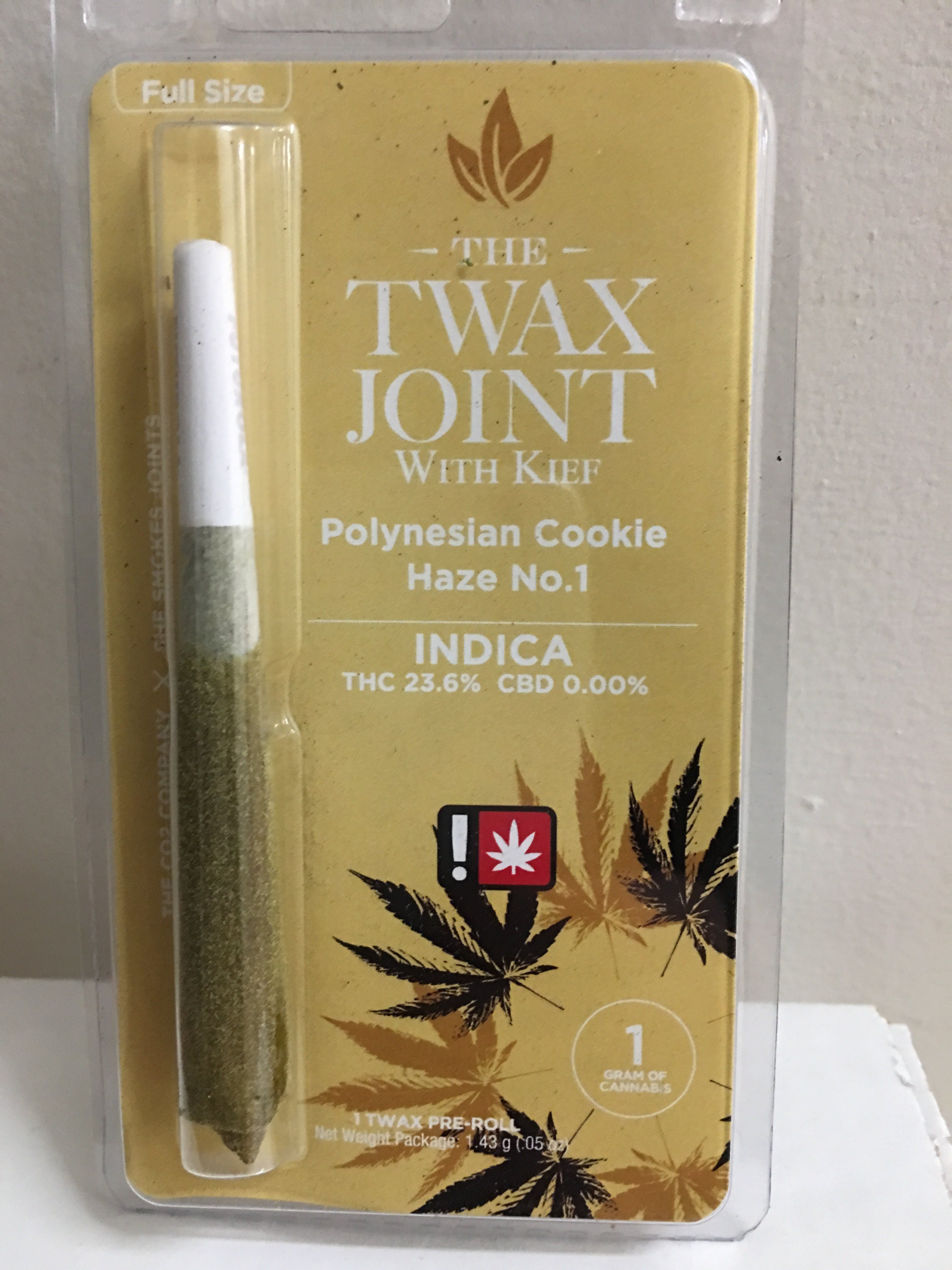 Twax Joint Kief - Polynesian Cookie Haze No.1