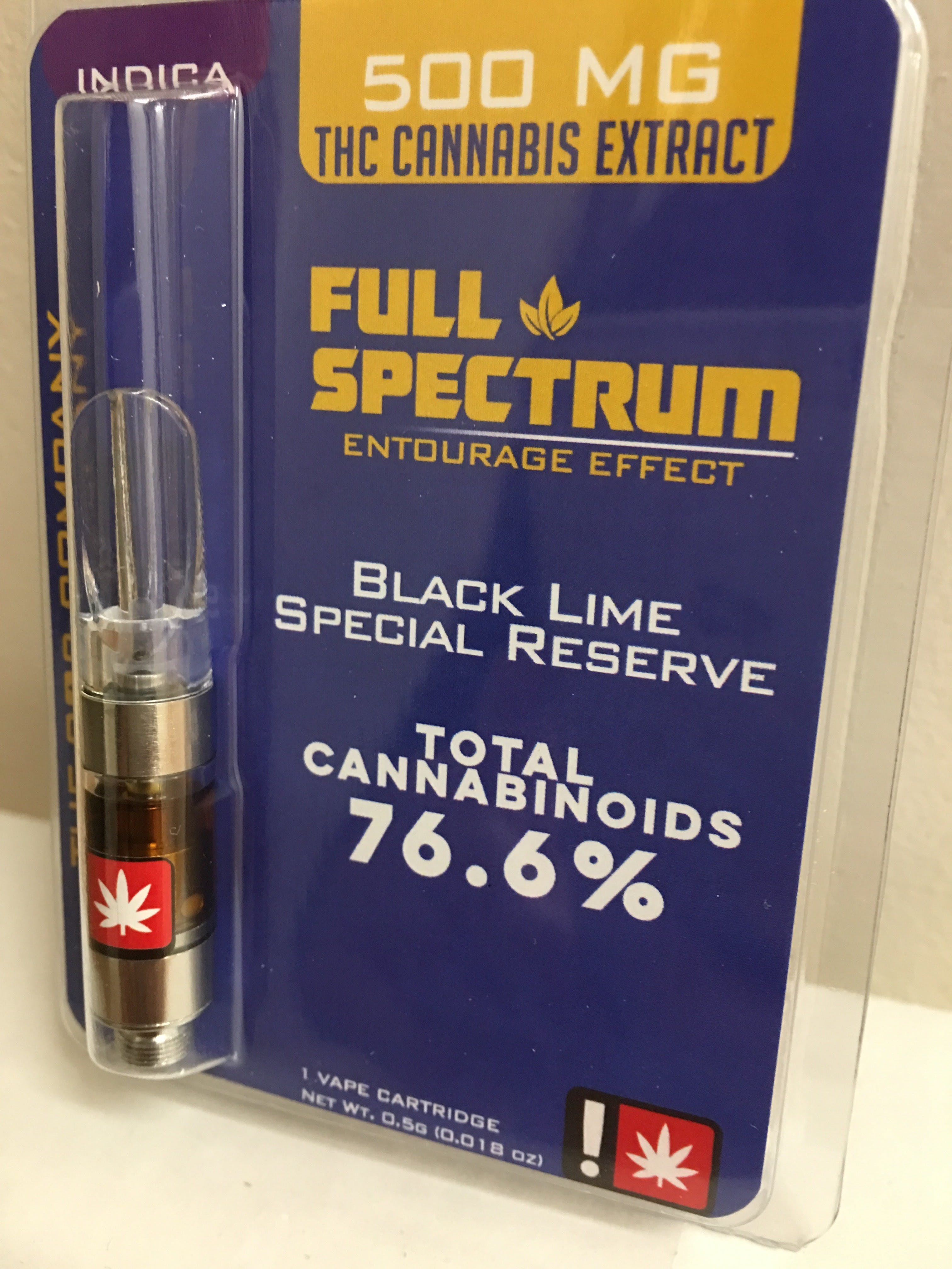 Full Spectrum Cart-Black Lime Special Reserve 0.5g