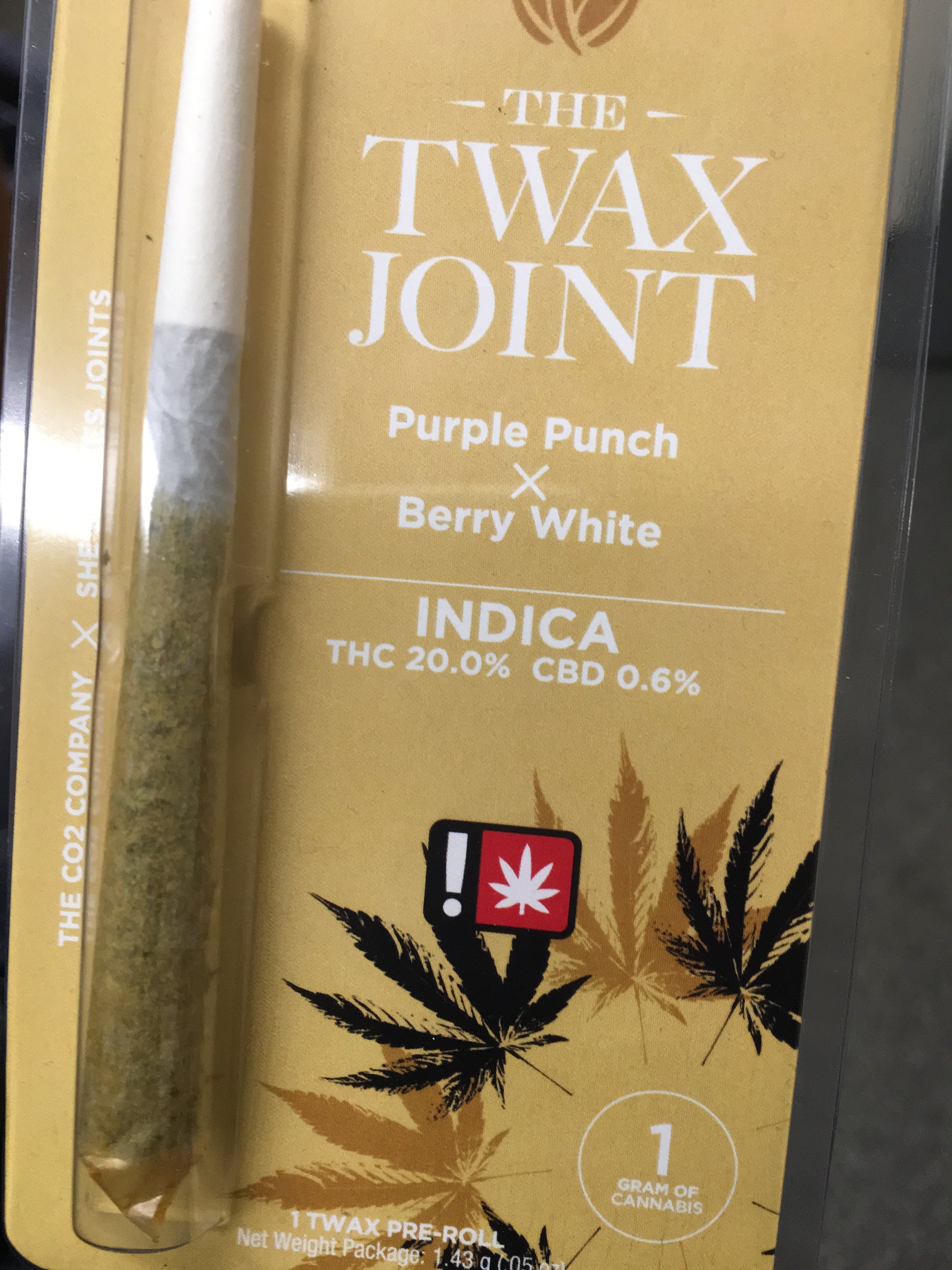 Twax Joint - Purple Punch x Berry White 1g