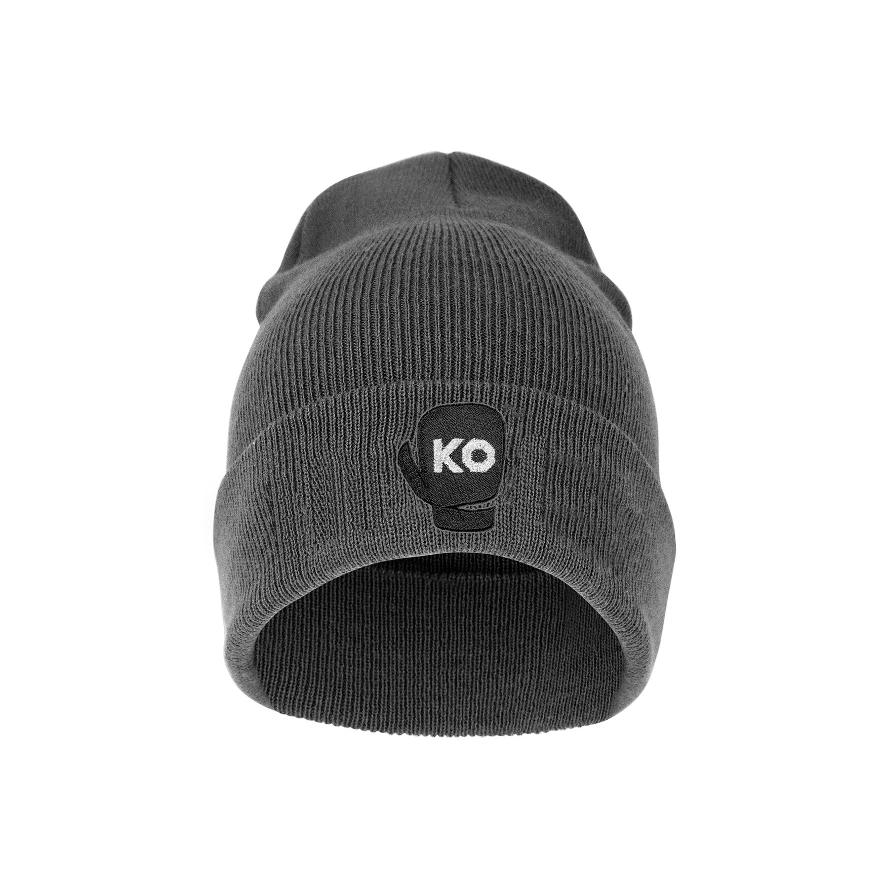 Knockout Glove Beanie- Grey