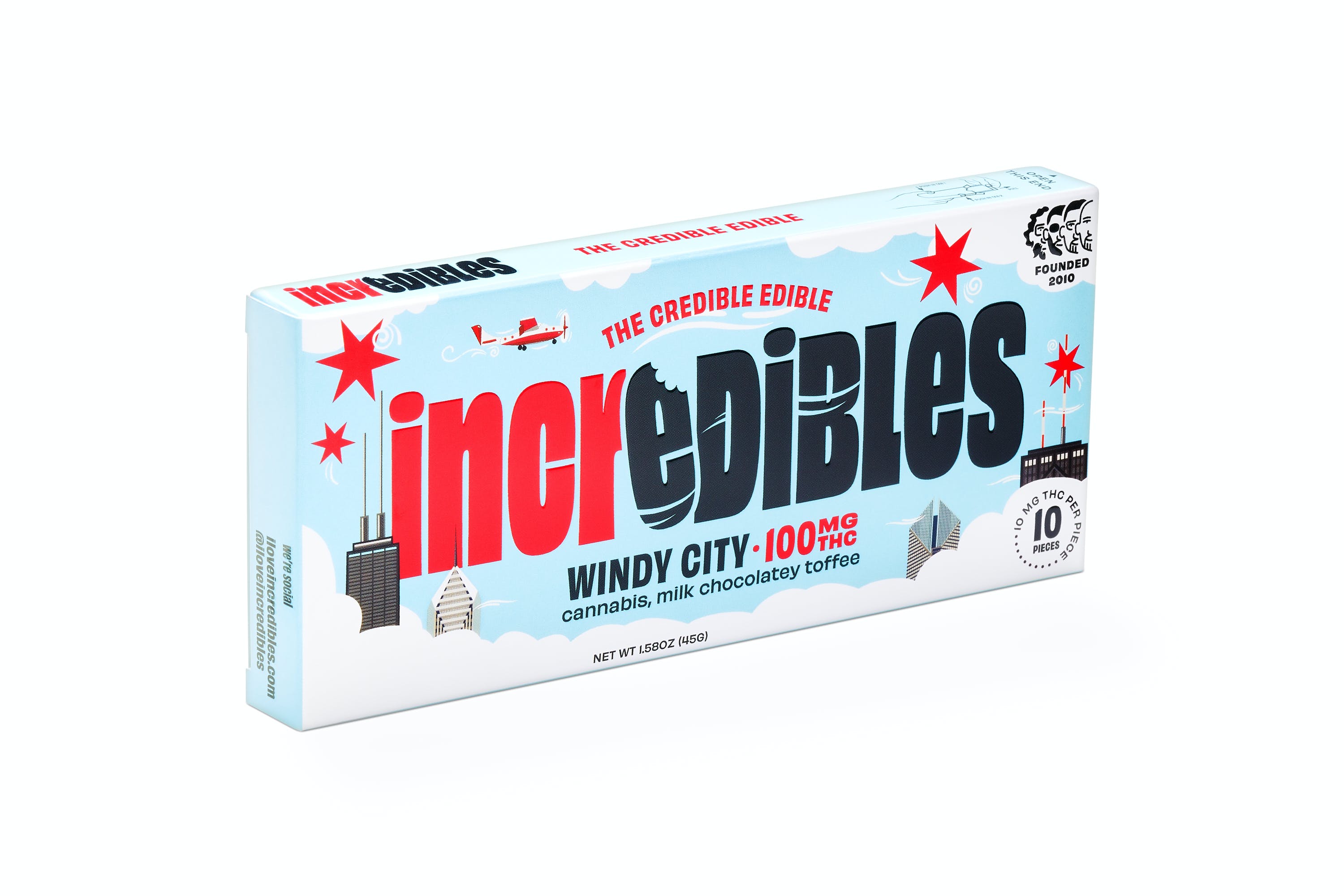 incredibles - Windy City Bar - Chocolate - 100mg