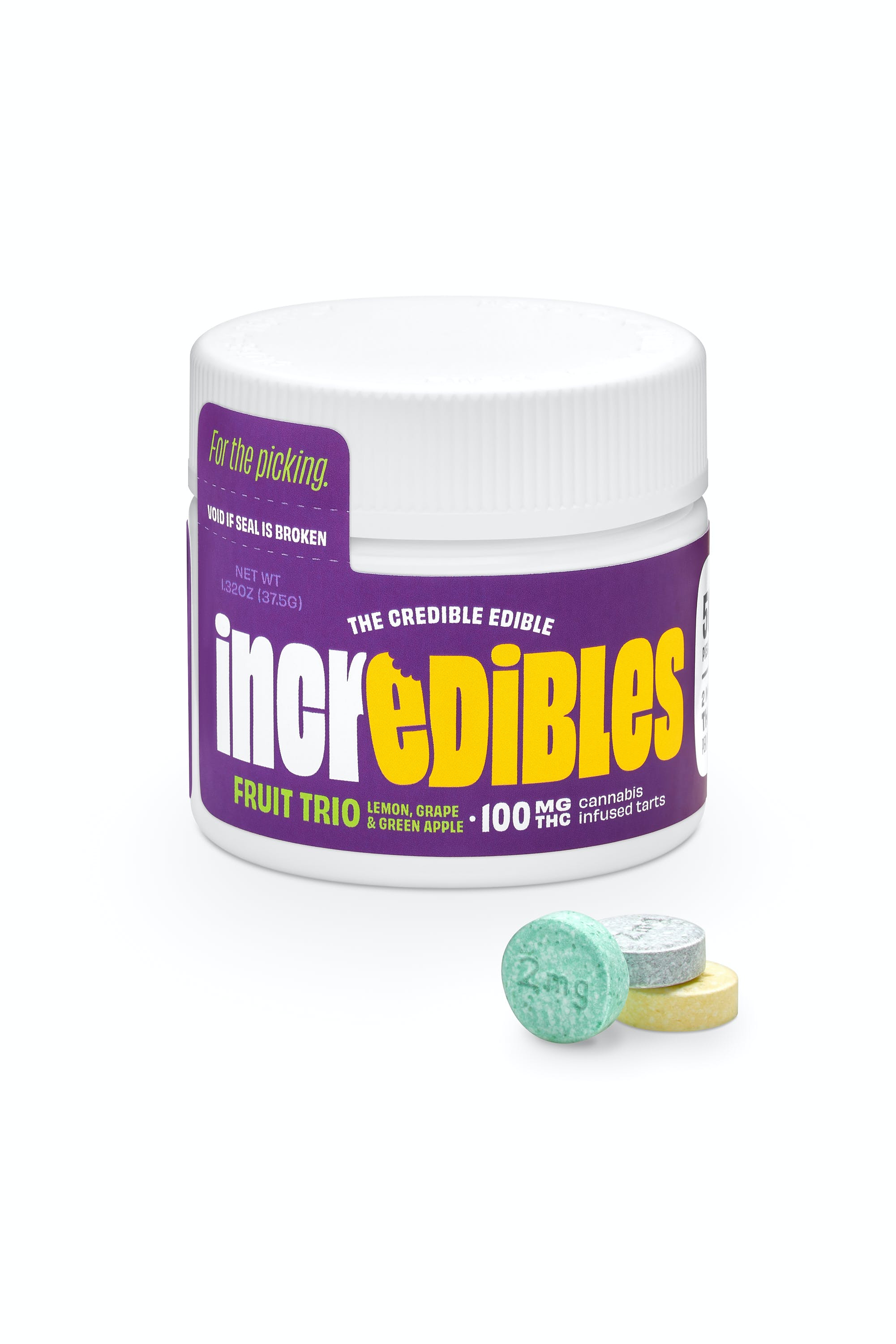 incredibles- Fruit Trio - Tarts - 100mg