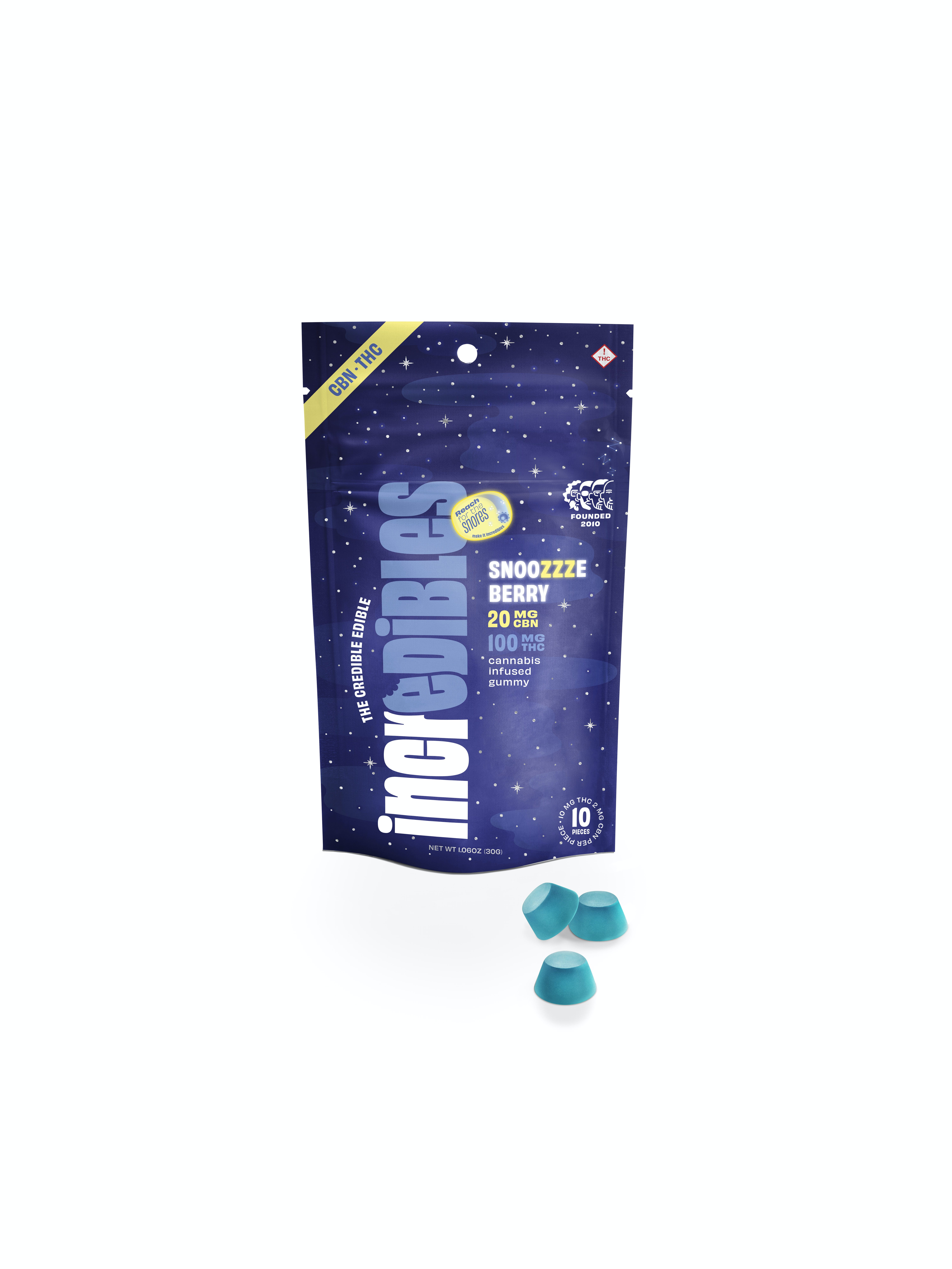 incredibles - Snoozzzeberry + CBN - 120mg