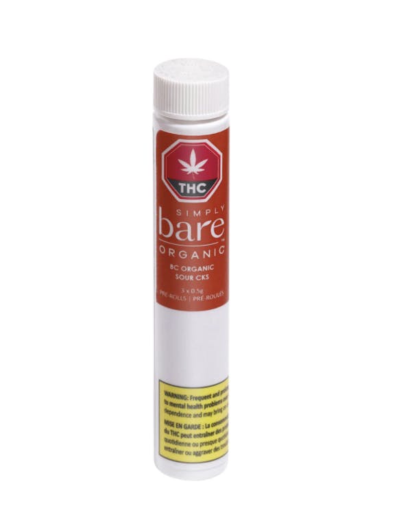 BC Organic Sour Cookies Pre-Roll