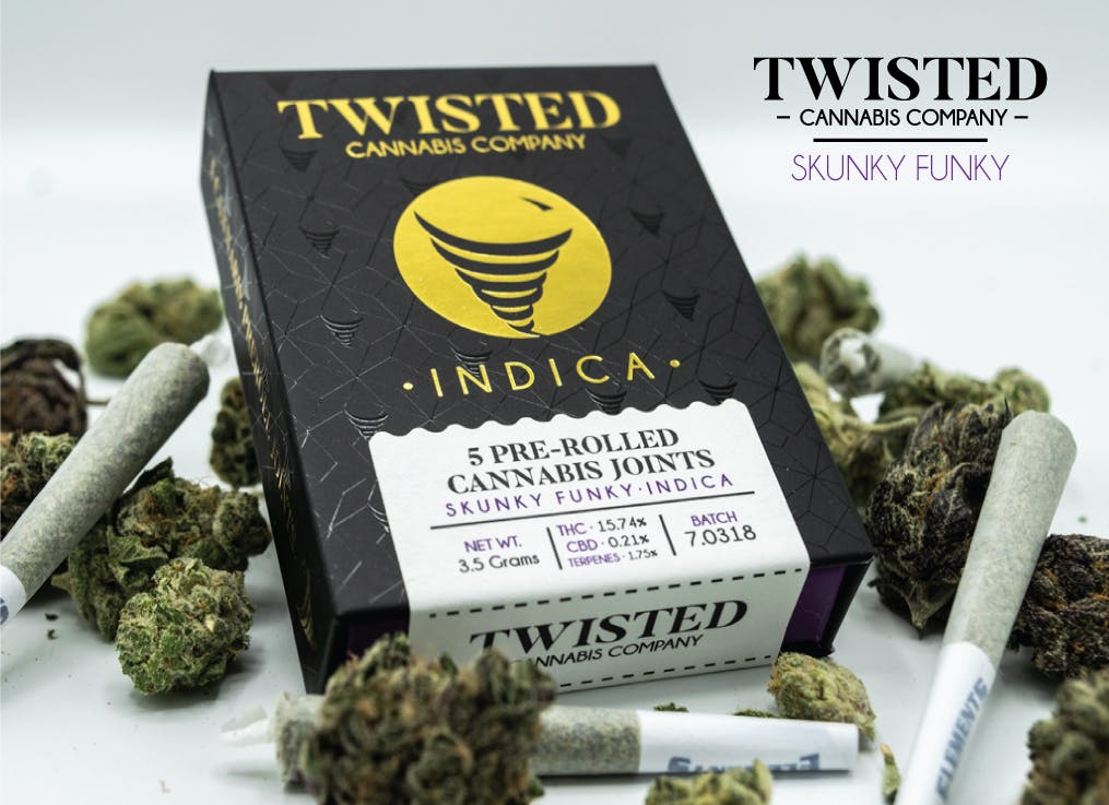 Twisted Extracts Skunky Funky Pre-Roll Pack