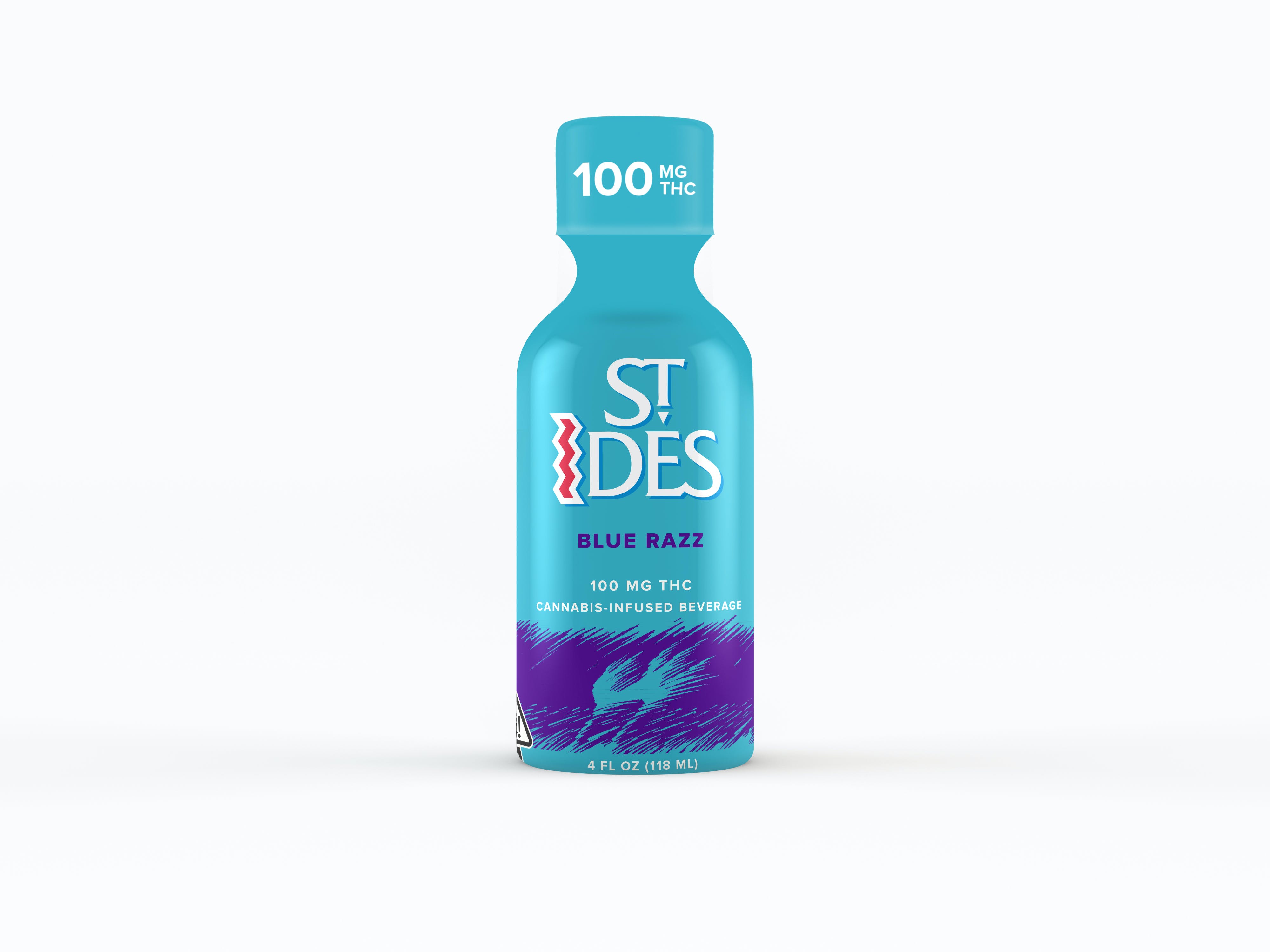 STIDES - BLUE RAZ | 4oz SHOT 100MG