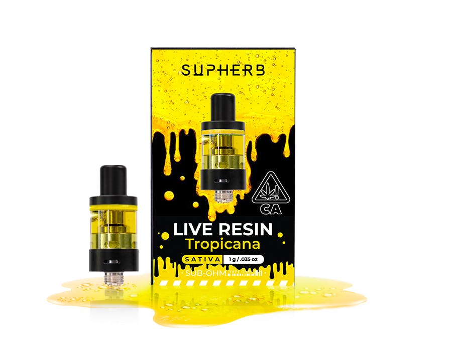Tropicana Supherb Live Resin Cartridge