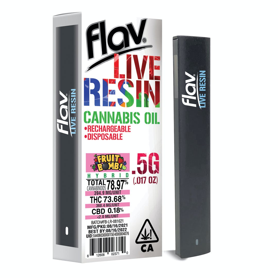 Disposable - Live Resin Fruit Bomb - 0.5g