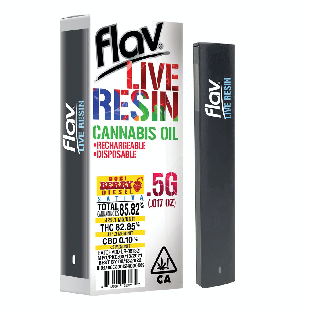 Disposable - Live Resin Do Si Berry - 0.5g