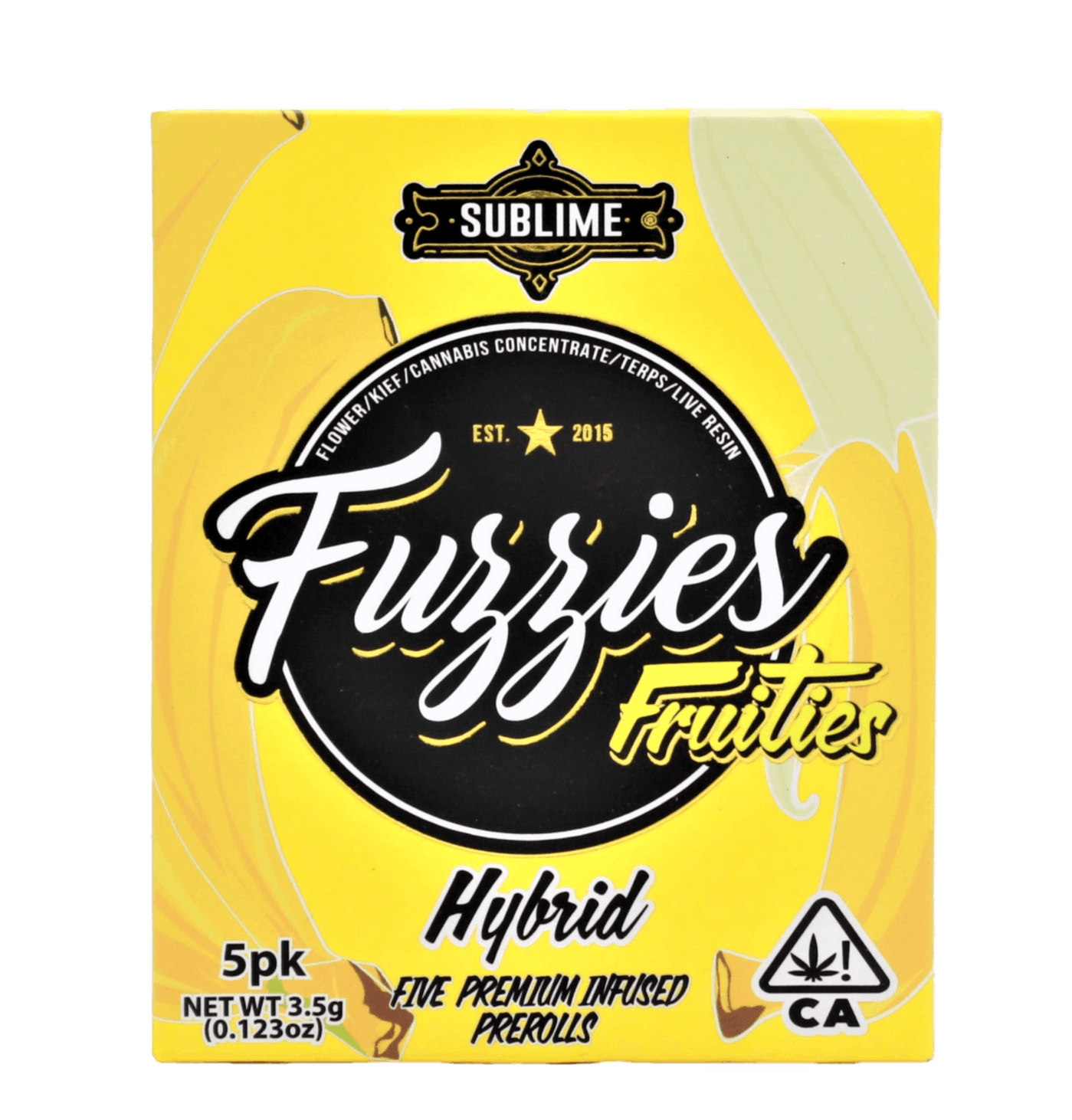 Fruity Fuzzies - Banana OG 3.5g (5 Pack) (Hybrid)