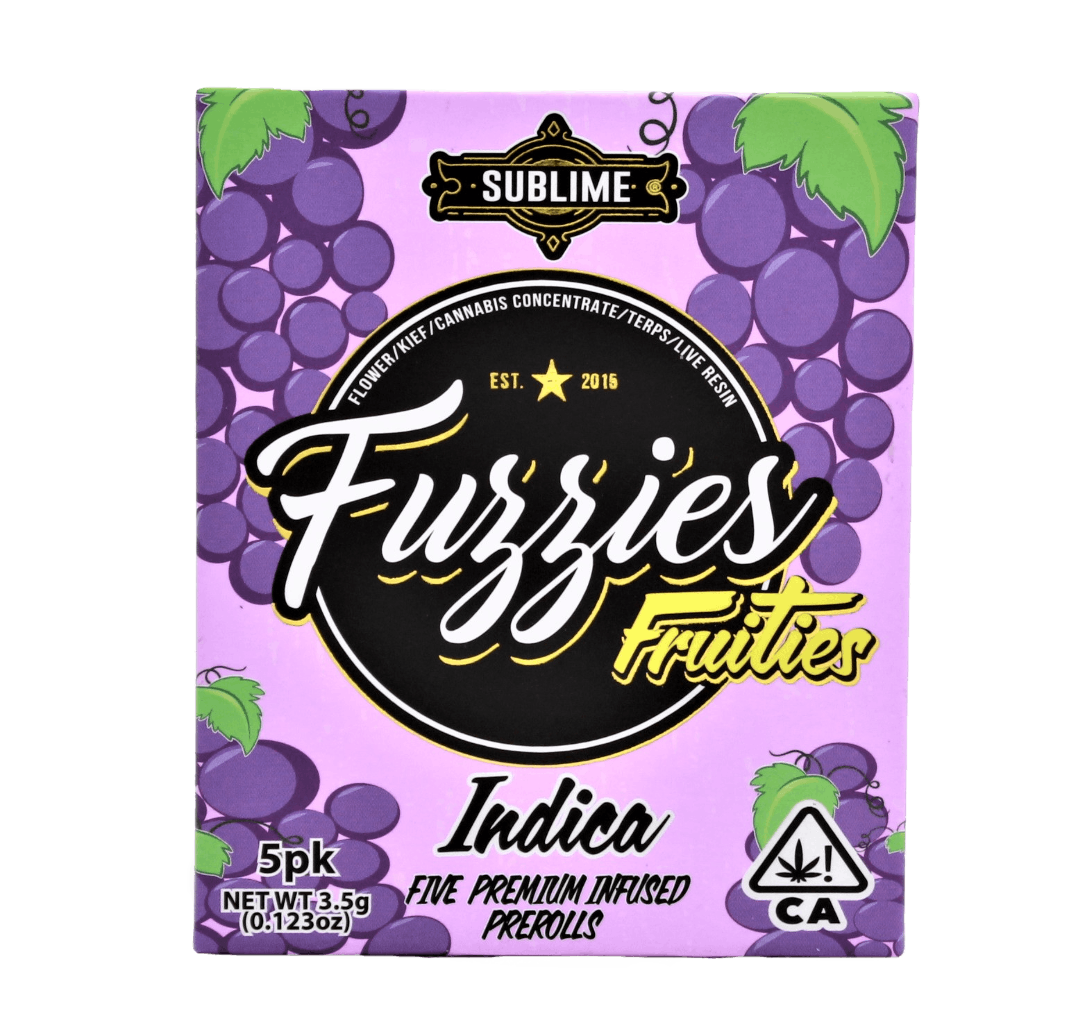 Fruity Fuzzies - Grape Ape 3.5g (5 Pack) (Indica)