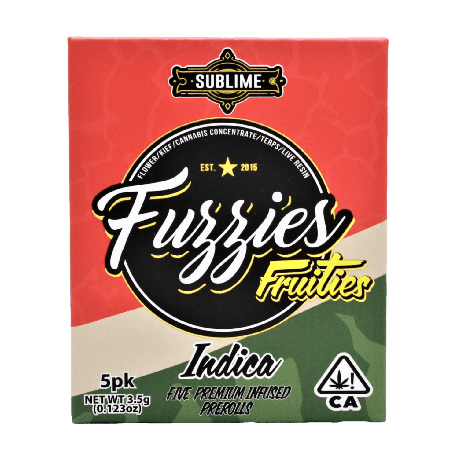 Fruity Fuzzies - Watermelon 3.5g (5 Pack) (Indica)