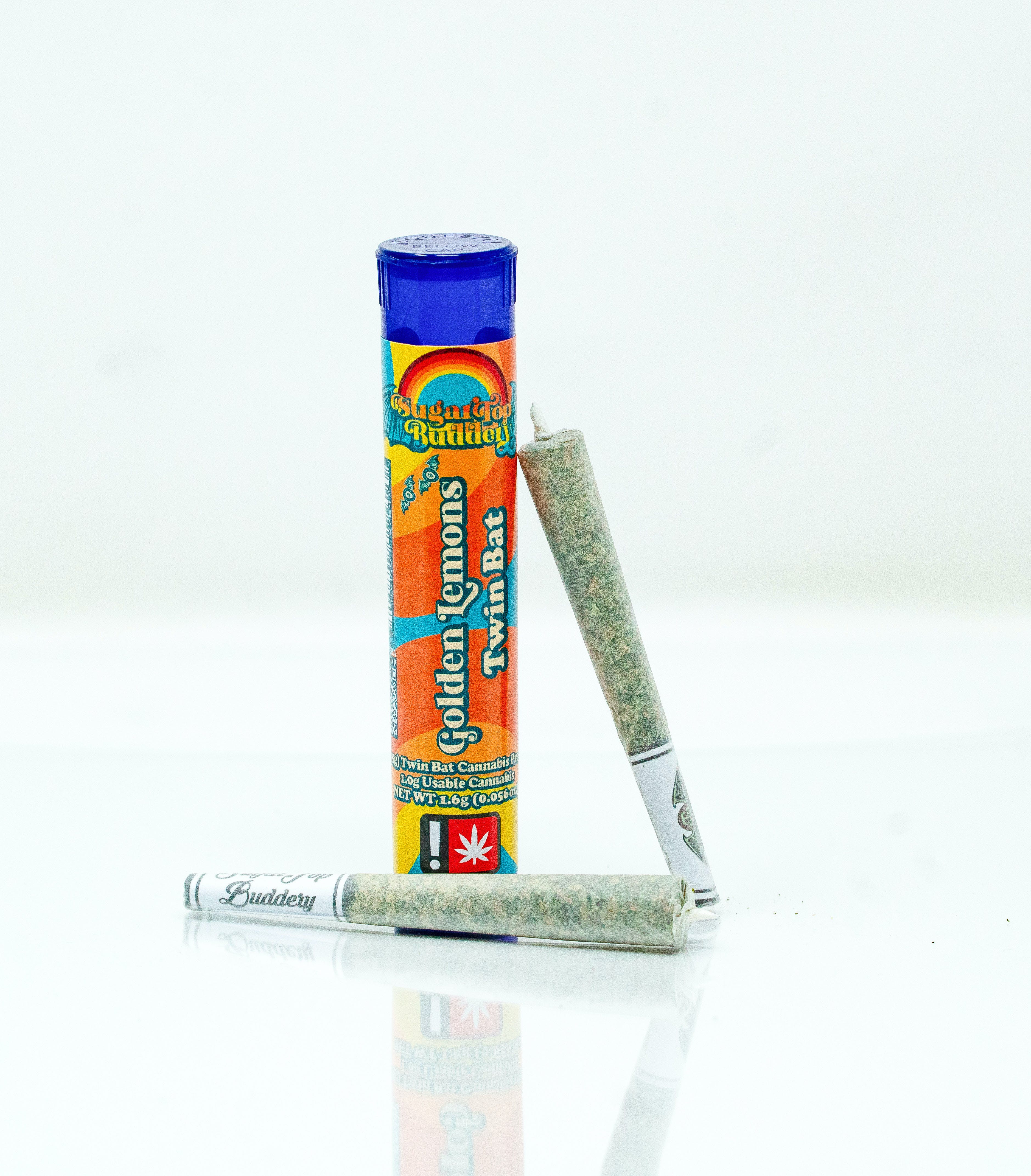 Twin Bats Pre-Roll 2(0.5g) - Golden Lemons