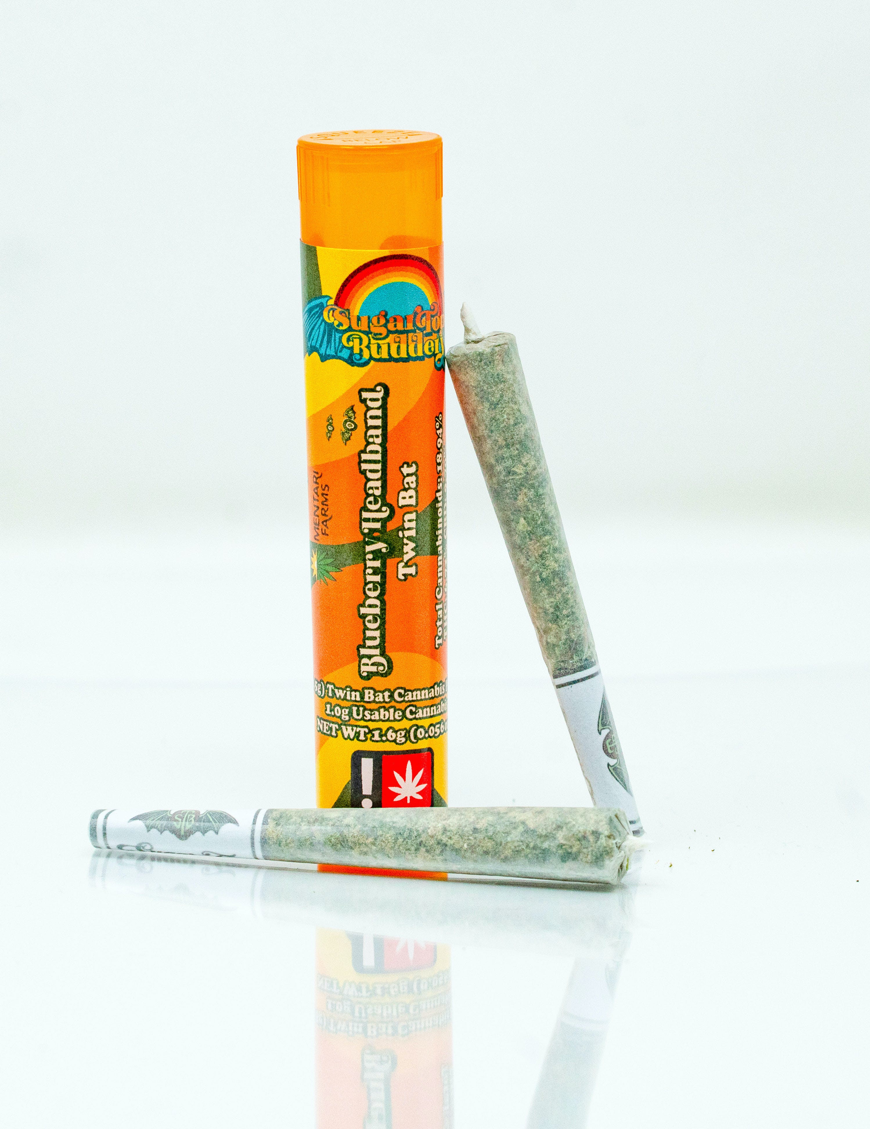 Twin Bat Pre-Rolls 2(0.5g) - Blueberry Headband 1:1