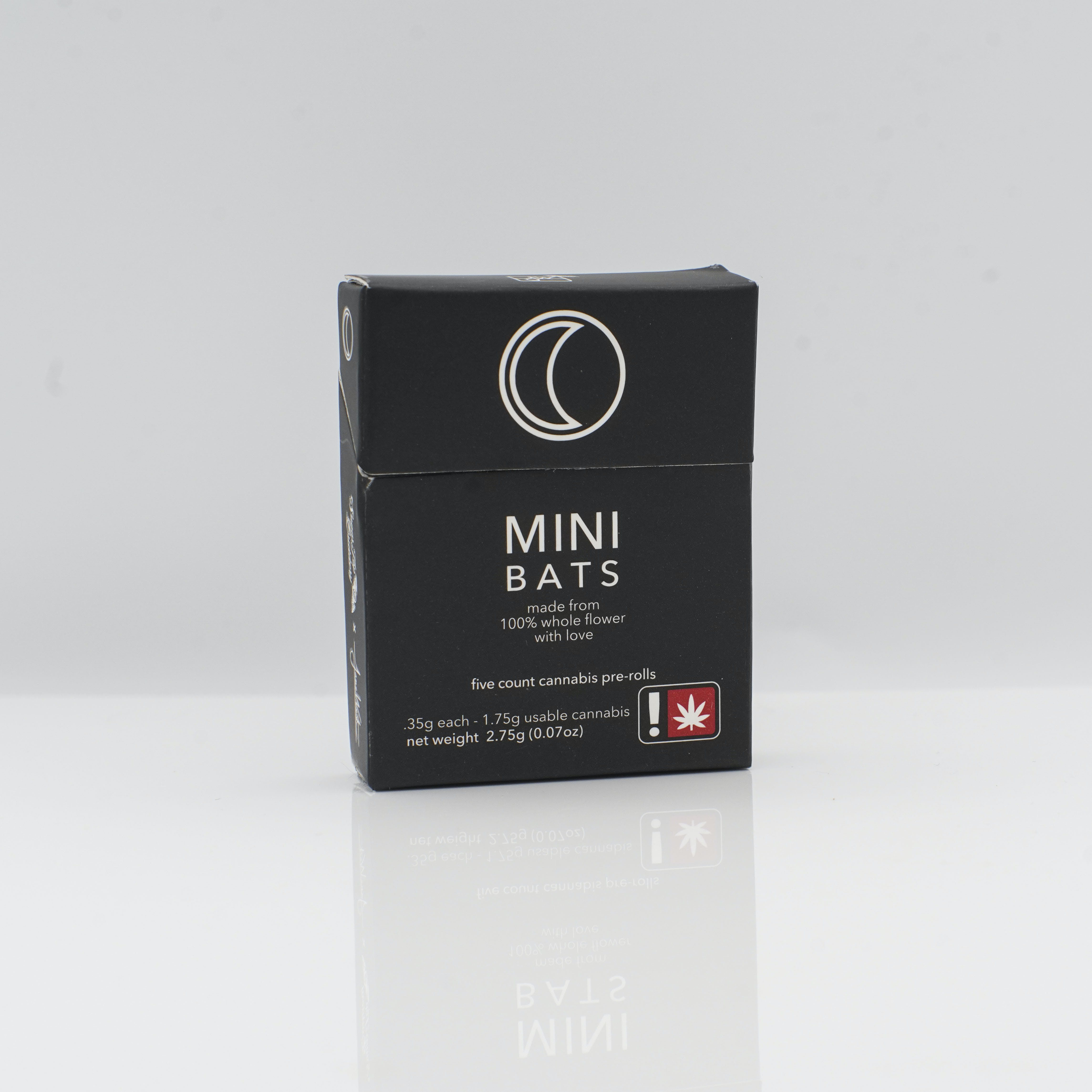 Mini Bats - Night Pack 5(0.35g) Pre-Rolls - Meltdown