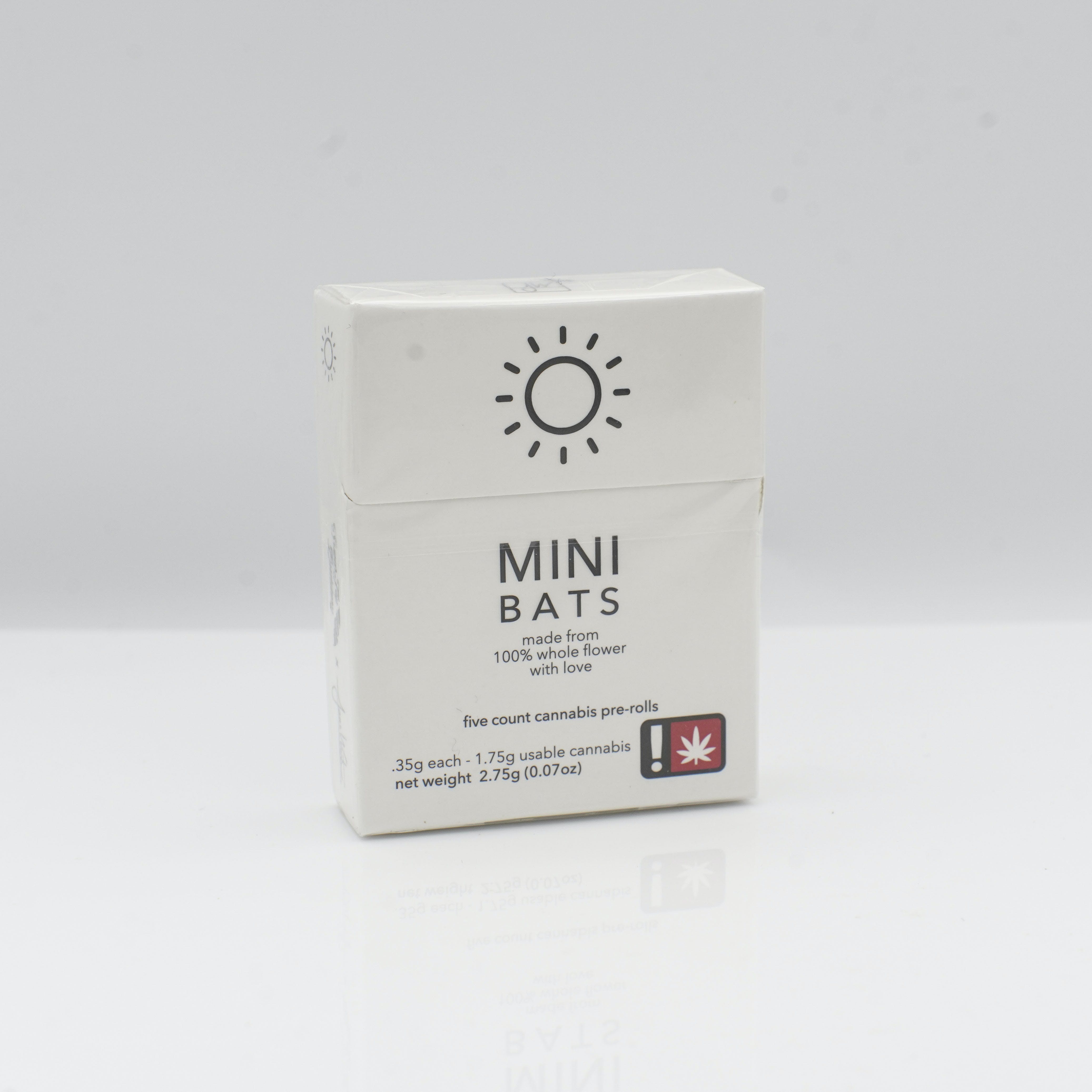 Mini Bats - Day Pack 5(0.35g) Pre-Rolls - Where's My Bike