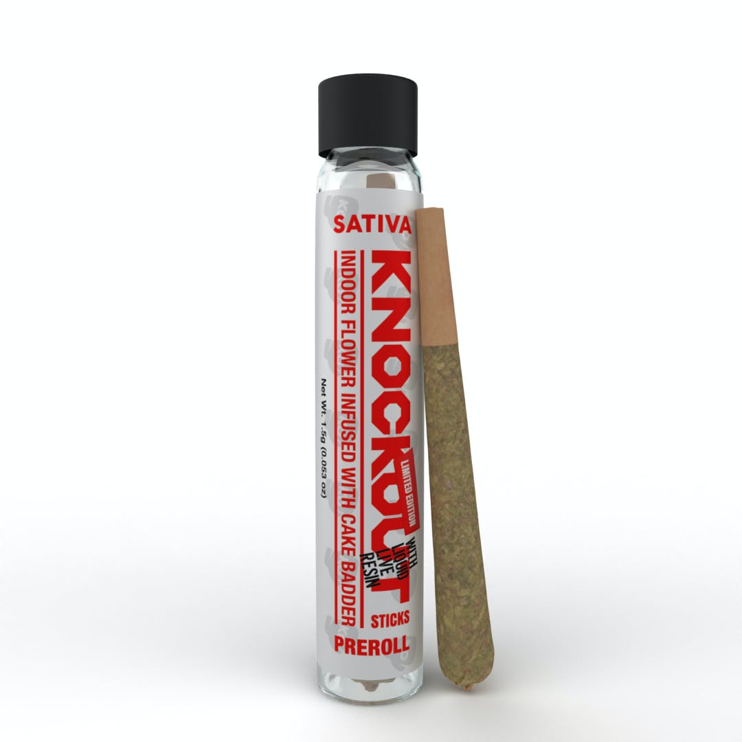 Sativa Liquid Live Resin infused Knockout Stick