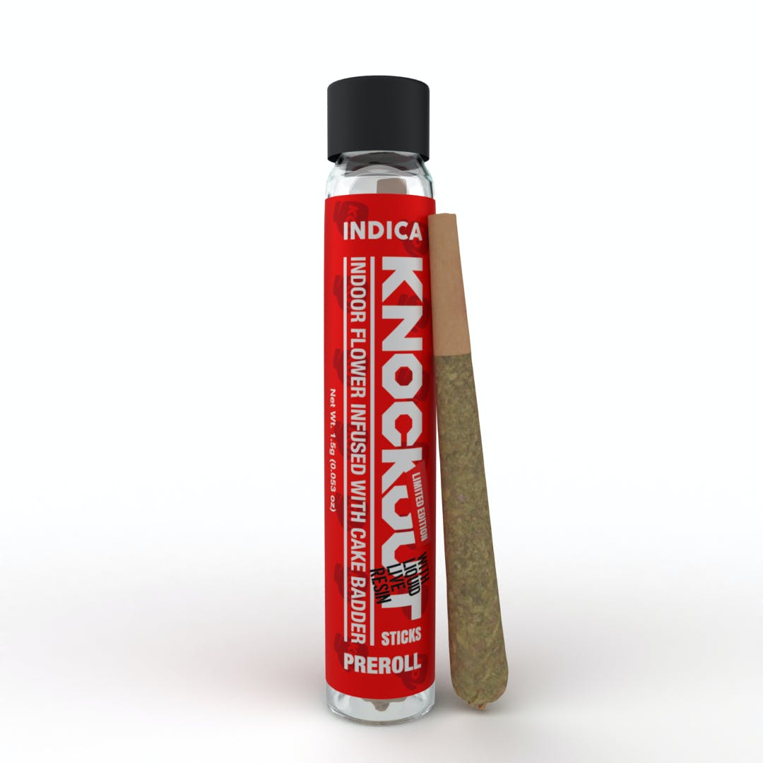 Indica Liquid Live Resin Infused Knockout Stick