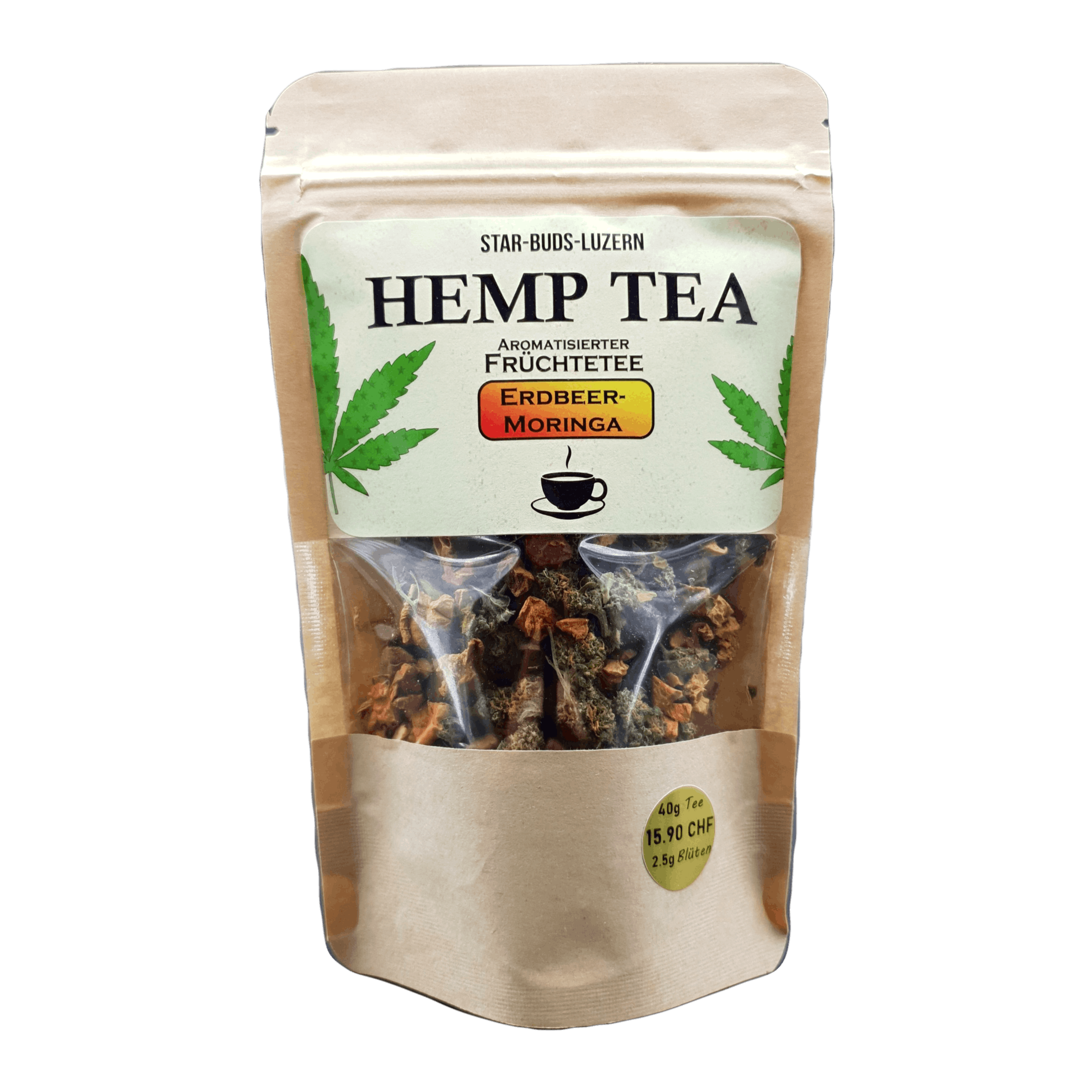 Hemp Tea Erdbeere & Moringa