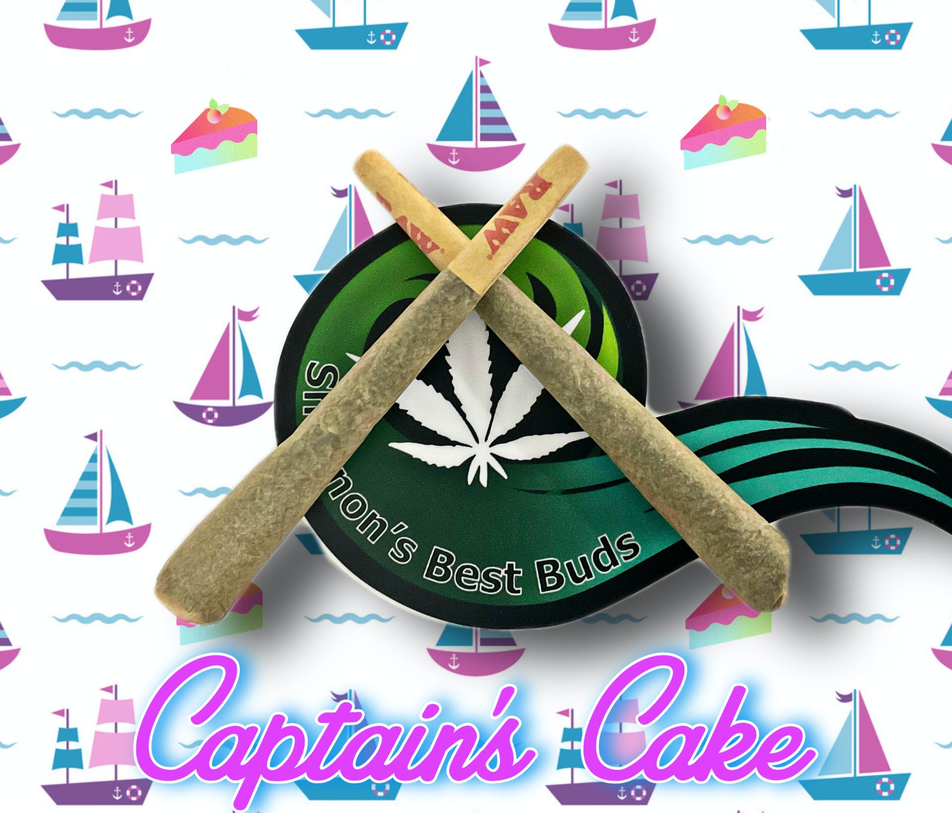 Captain’s Cake Full Bud Pre Roll