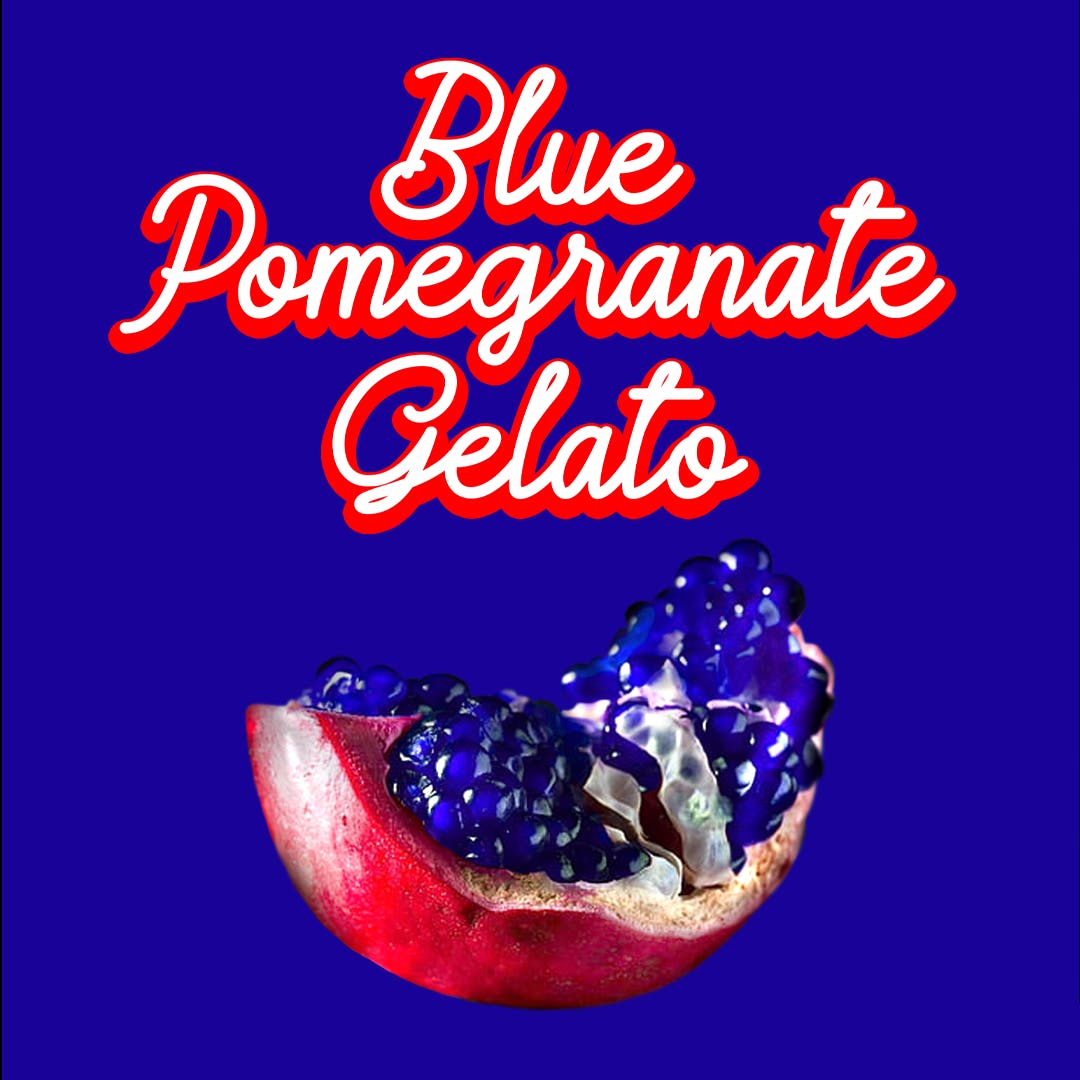 Blue Pomegranate Gelato