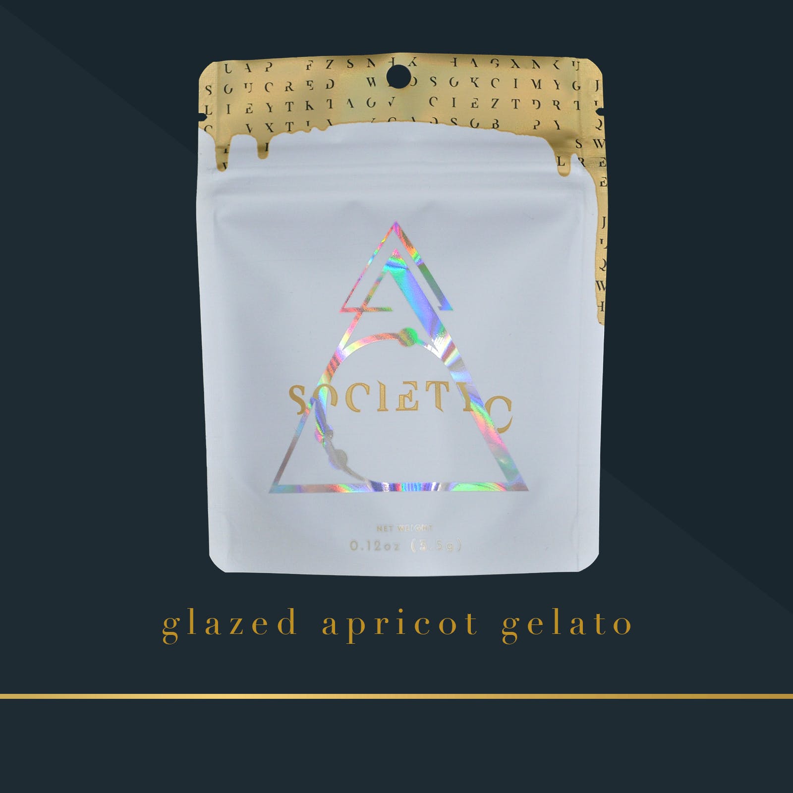 Society C - Glazed Apricot Gelato | Pre-Packaged 3.5g