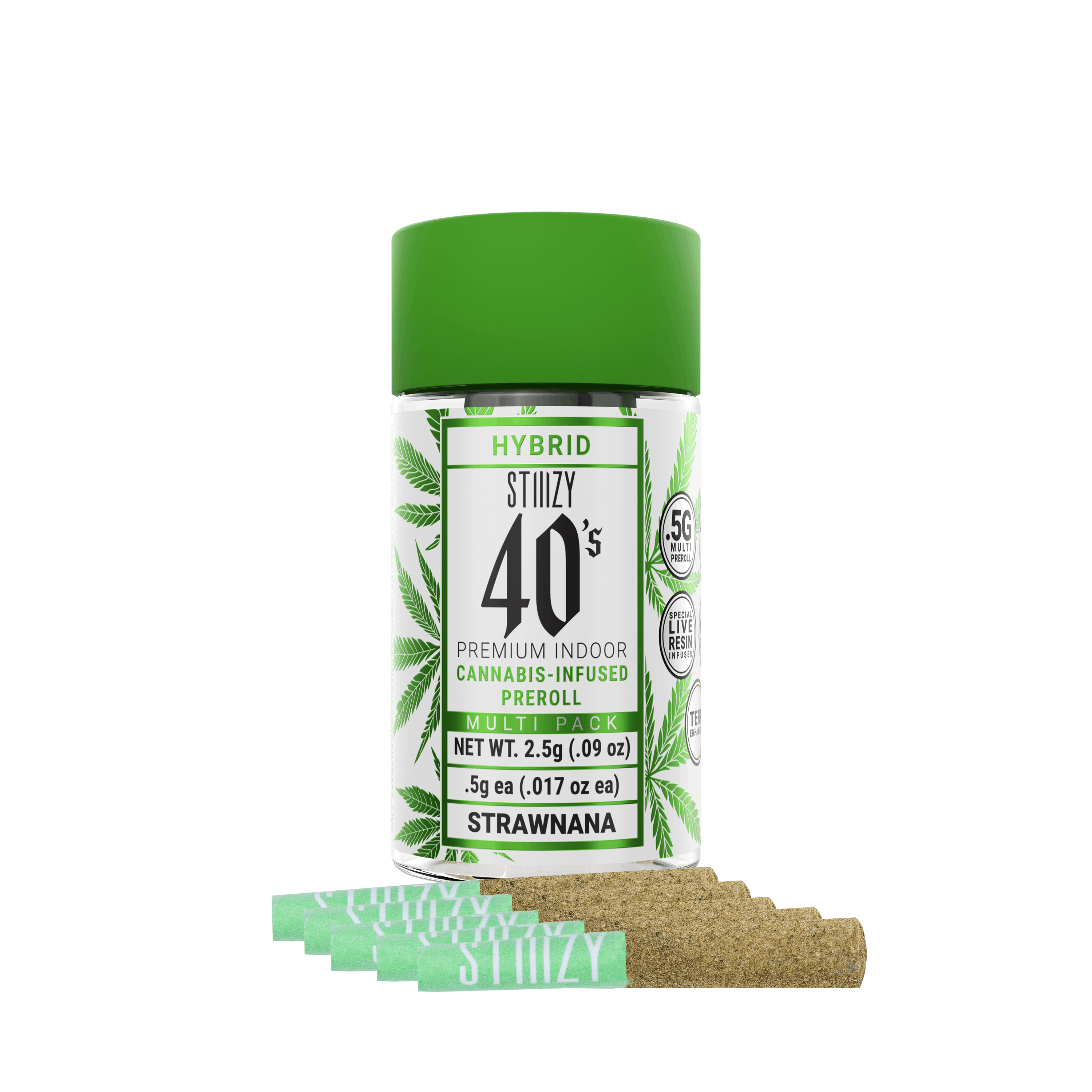 STRAWNANA - .5G 40s PREROLL MULTI PACK