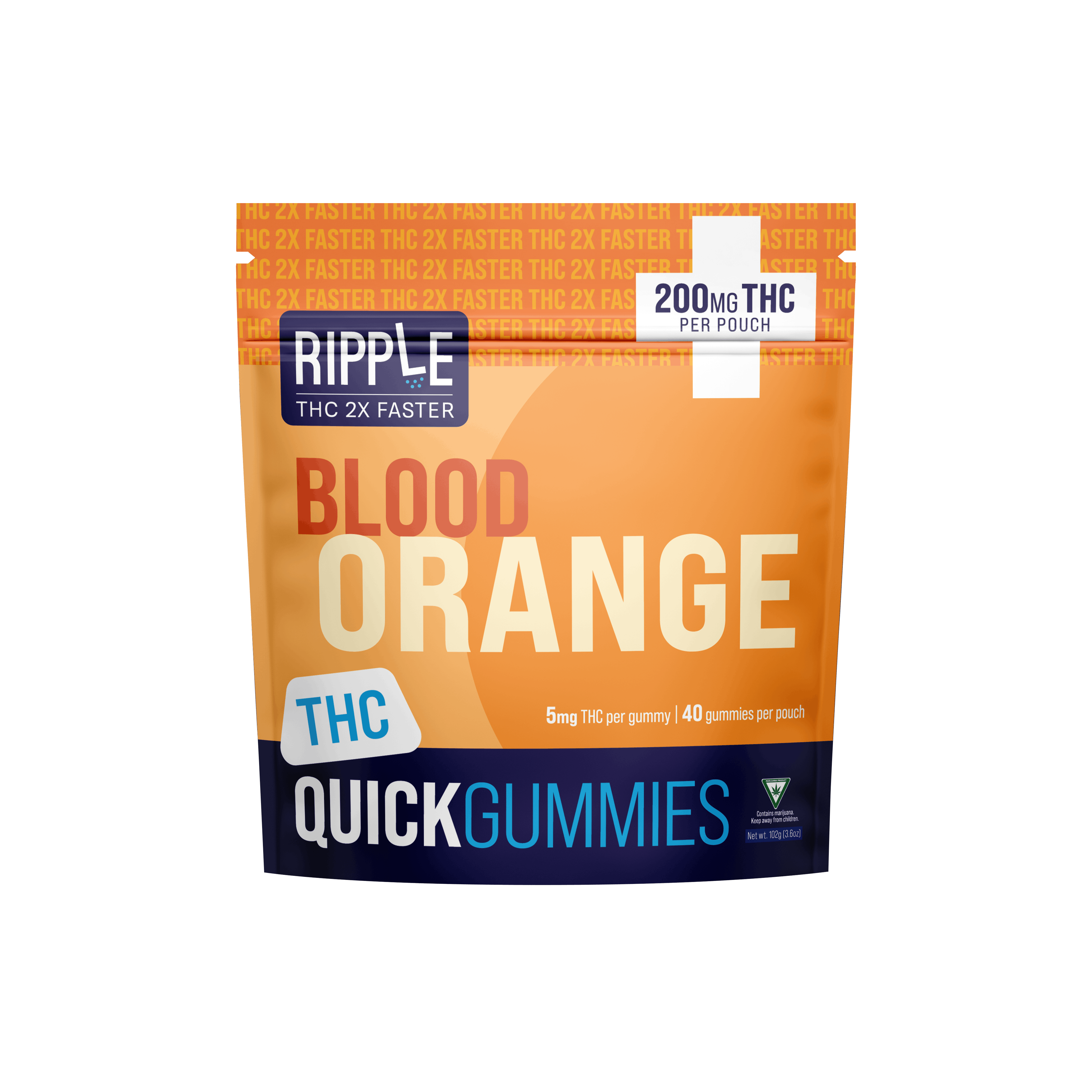 Blood Orange 200mg Quick Gummies
