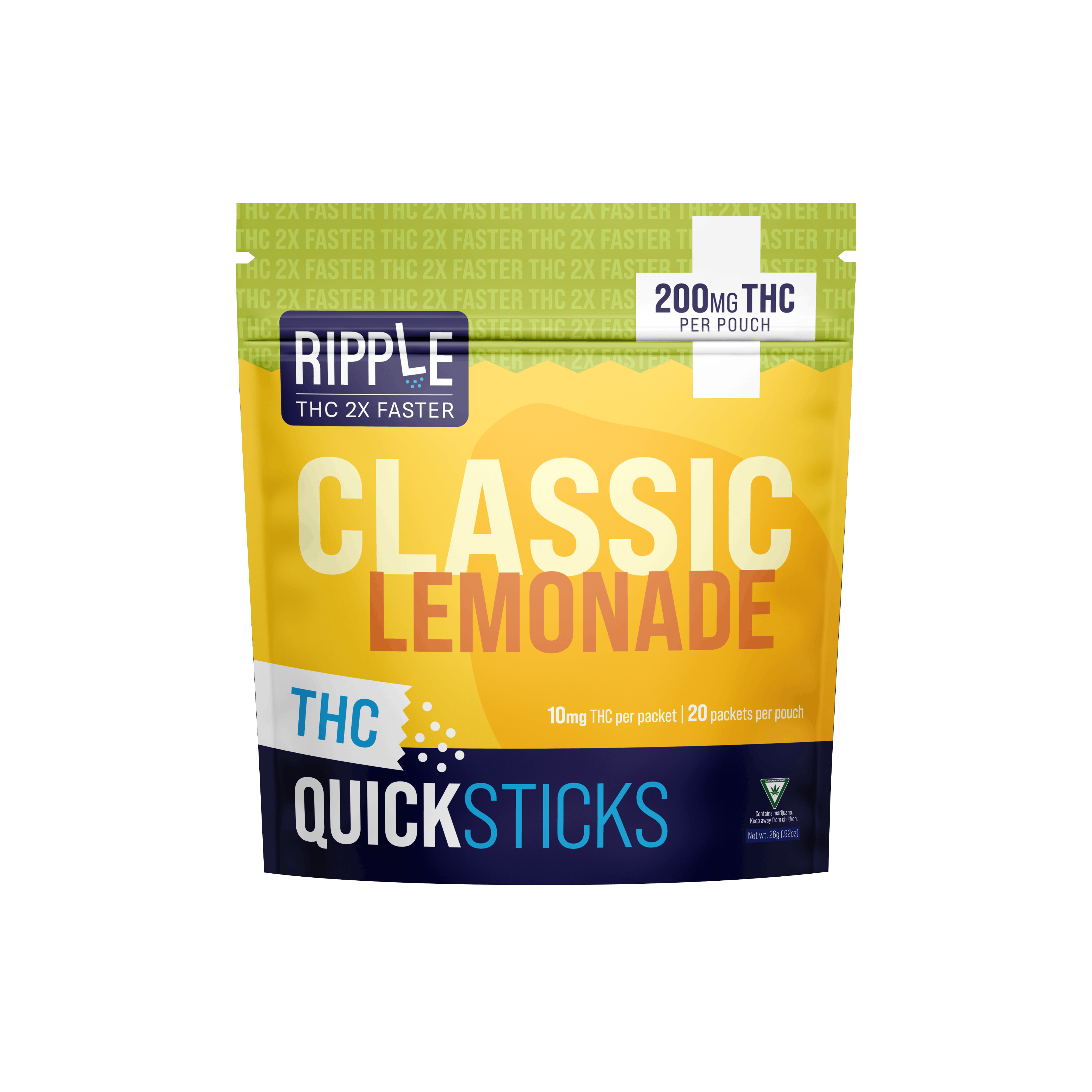 Classic Lemonade 200mg Quick Sticks
