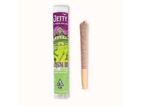 Alien OG x Do-Si-Do UNREFINED Live Resin Infused Preroll Single (1.2g)