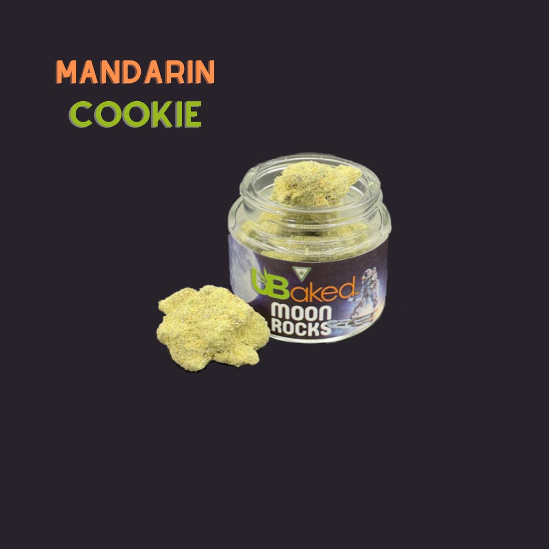 Mandarin Cookie Moon Rocks
