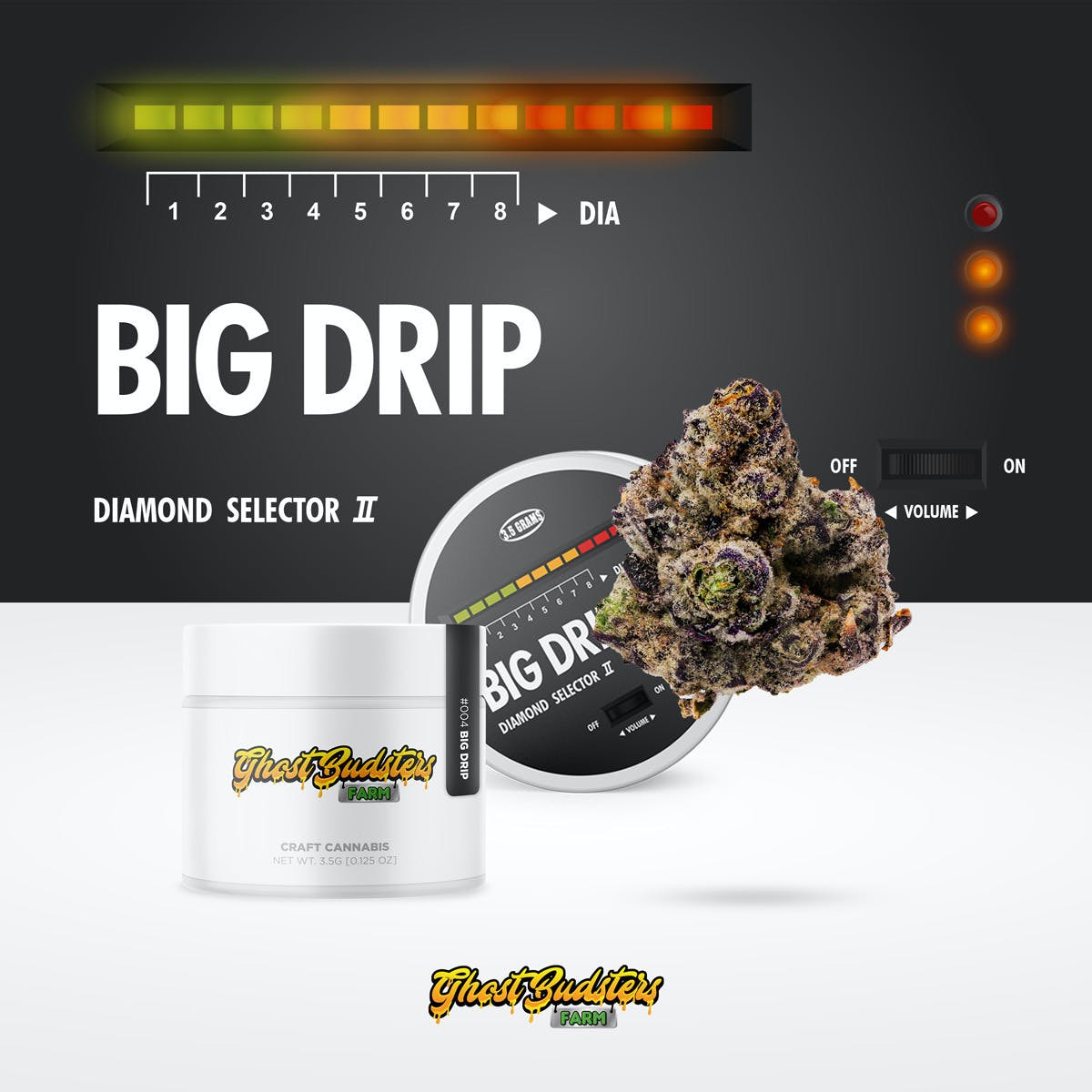 Big Drip | Pre-Packaged Eighth | GhostBudsters Farm