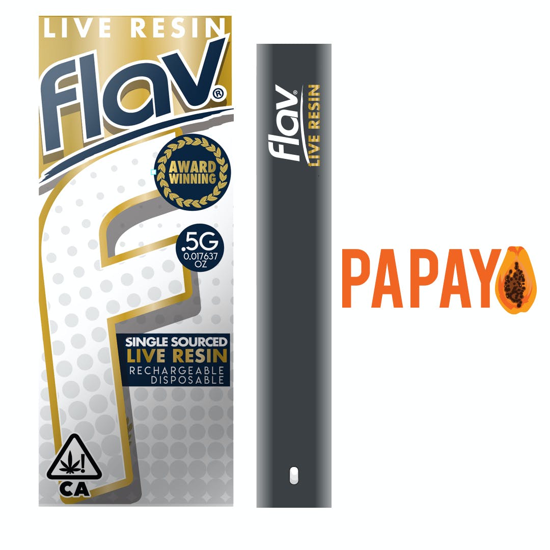 Disposable - Live Resin Papaya - 0.5g