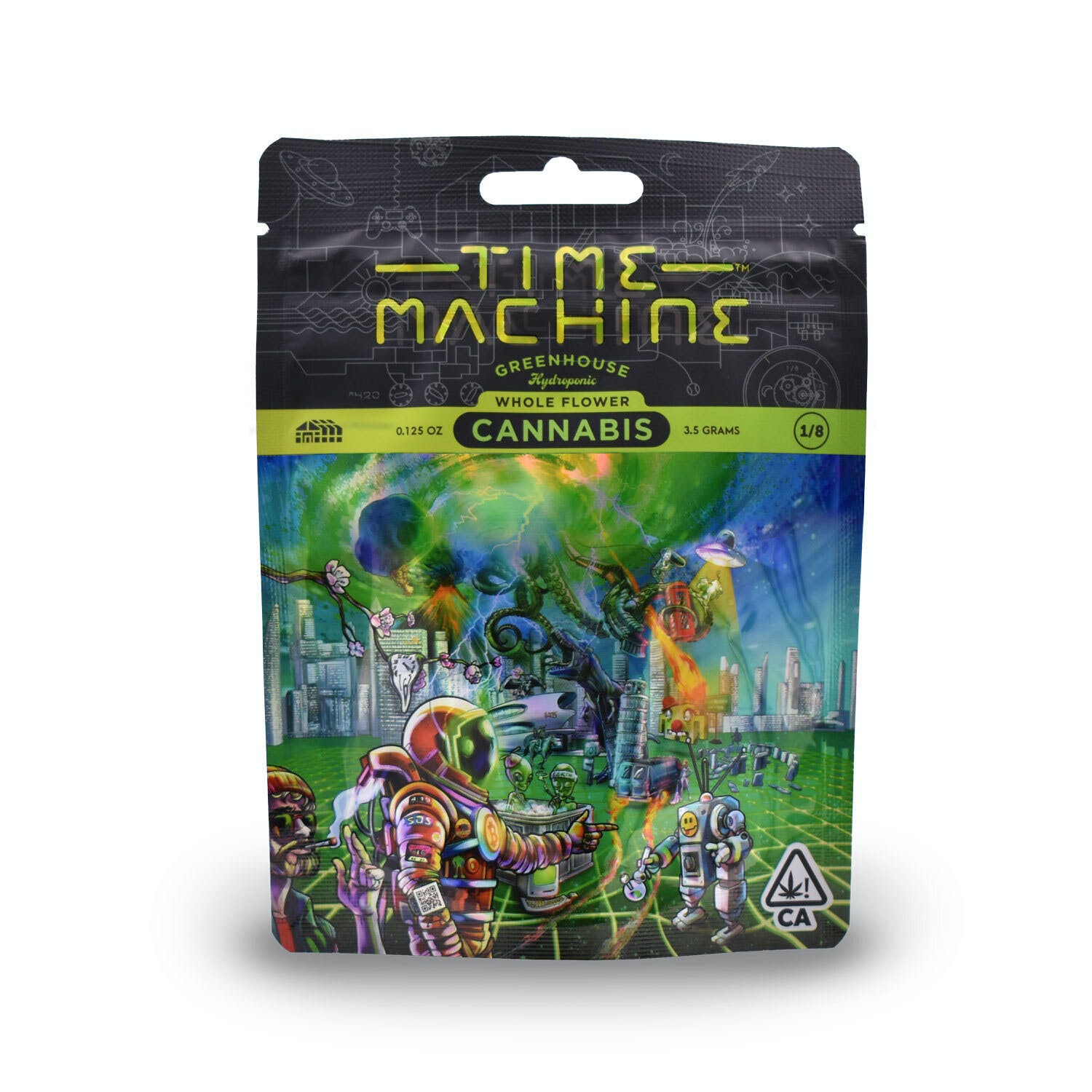 Time Machine Flower 3.5g Pouch Hybrid Snowman
