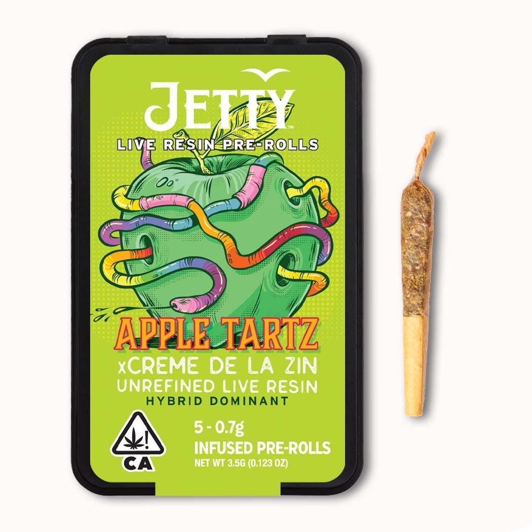 Apple Tartz x Creme De La Zin Live Resin Pre-Rolls 5 Pack (3.5g)