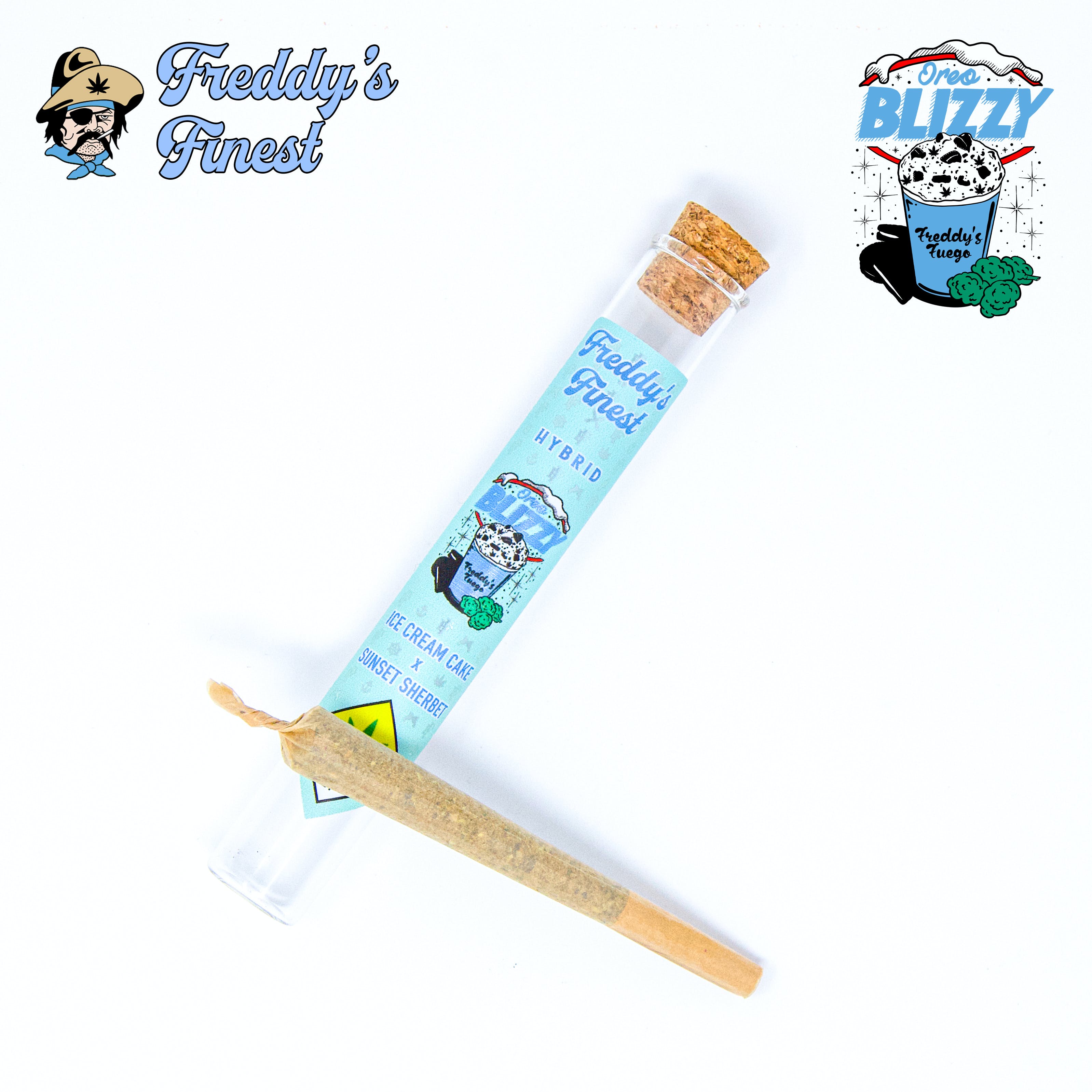 Oreo Blizzy 1g Pre-Roll - Freddy's Finest