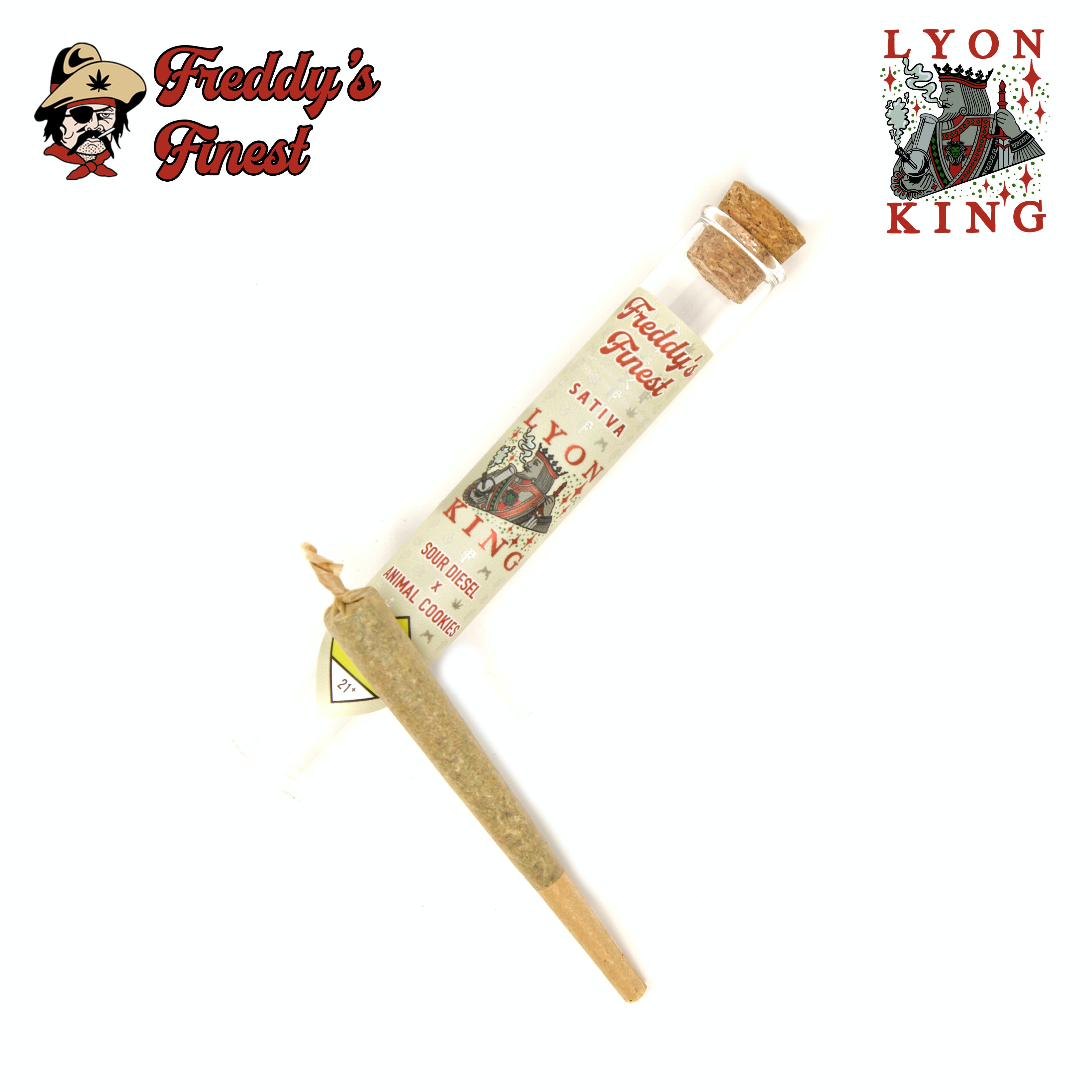 Lyon King 1g Pre-Roll - Freddy's Finest