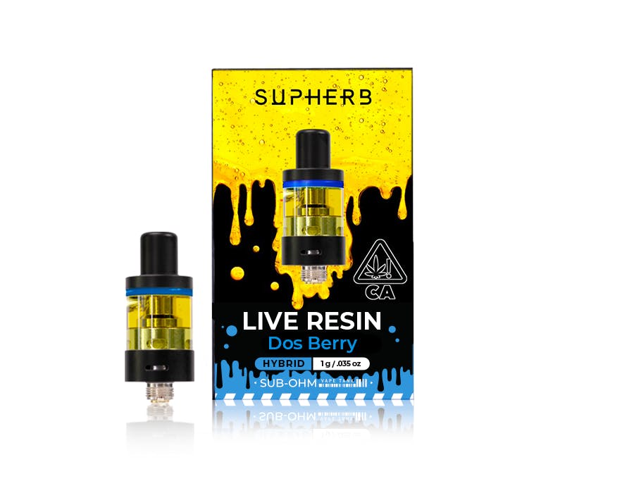 Dos Berry Supherb Live Resin Cartridge