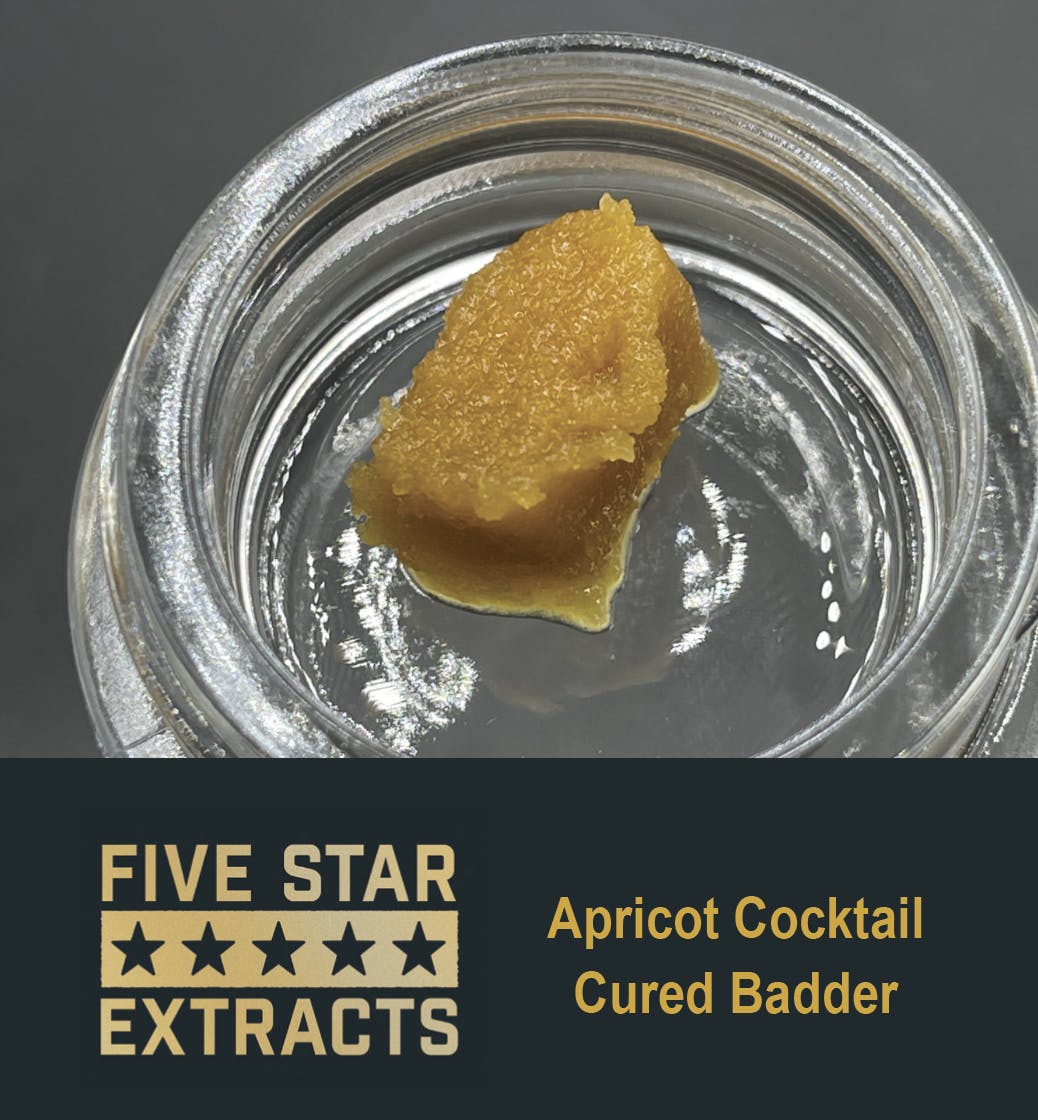 Five Star Extracts: Apricot Cocktail - 1 Gram Cured Badder