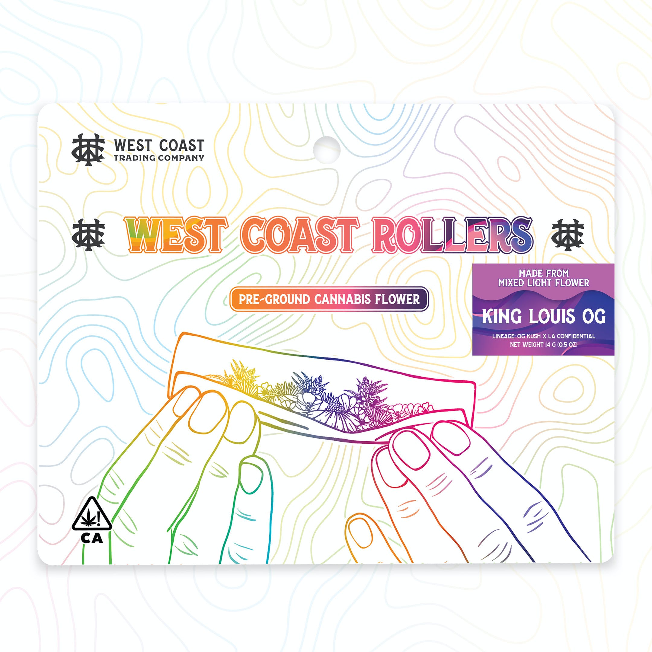 West Coast Rollers | King Louis OG | 14g
