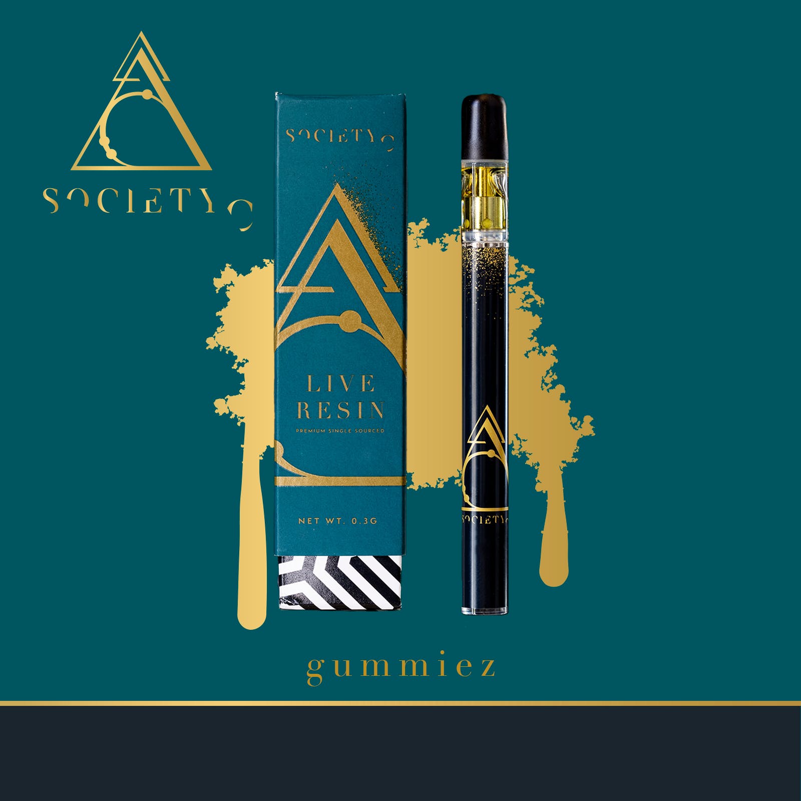 Society C - Gummiez | 0.5g Live Resin Disposable Vape