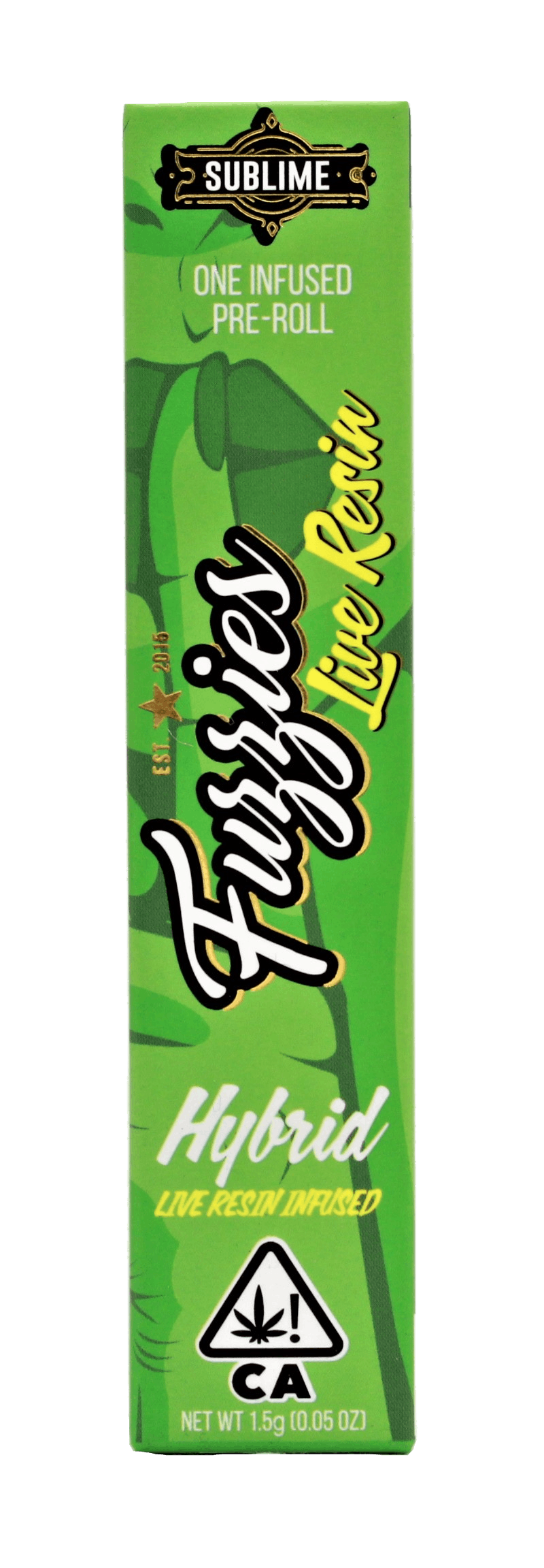 Fuzzies | White Widow Live Resin Pre-Roll (1.5g)