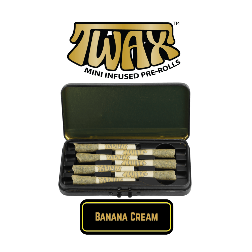 The Clear - TWAX Mini Infused Pre-rolls 2.45g Banana Cream 