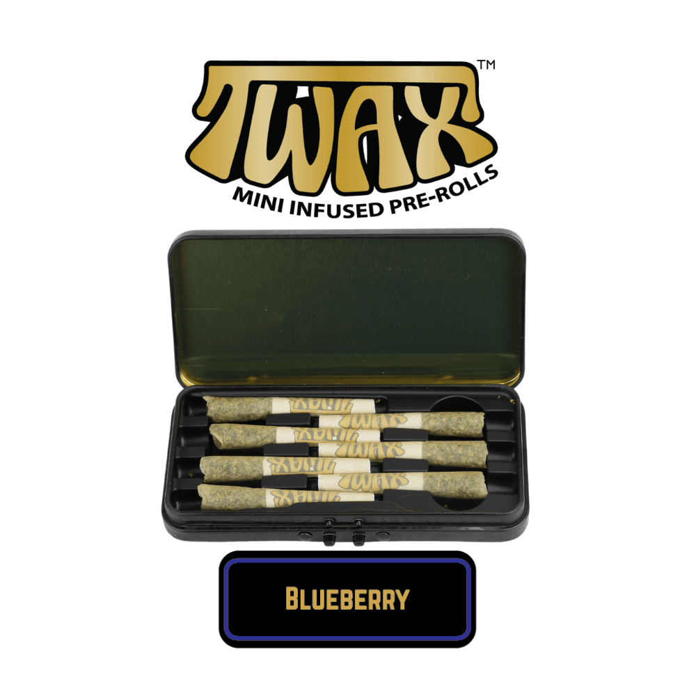 The Clear - TWAX Mini Infused Pre-rolls 2.45g Blueberry 