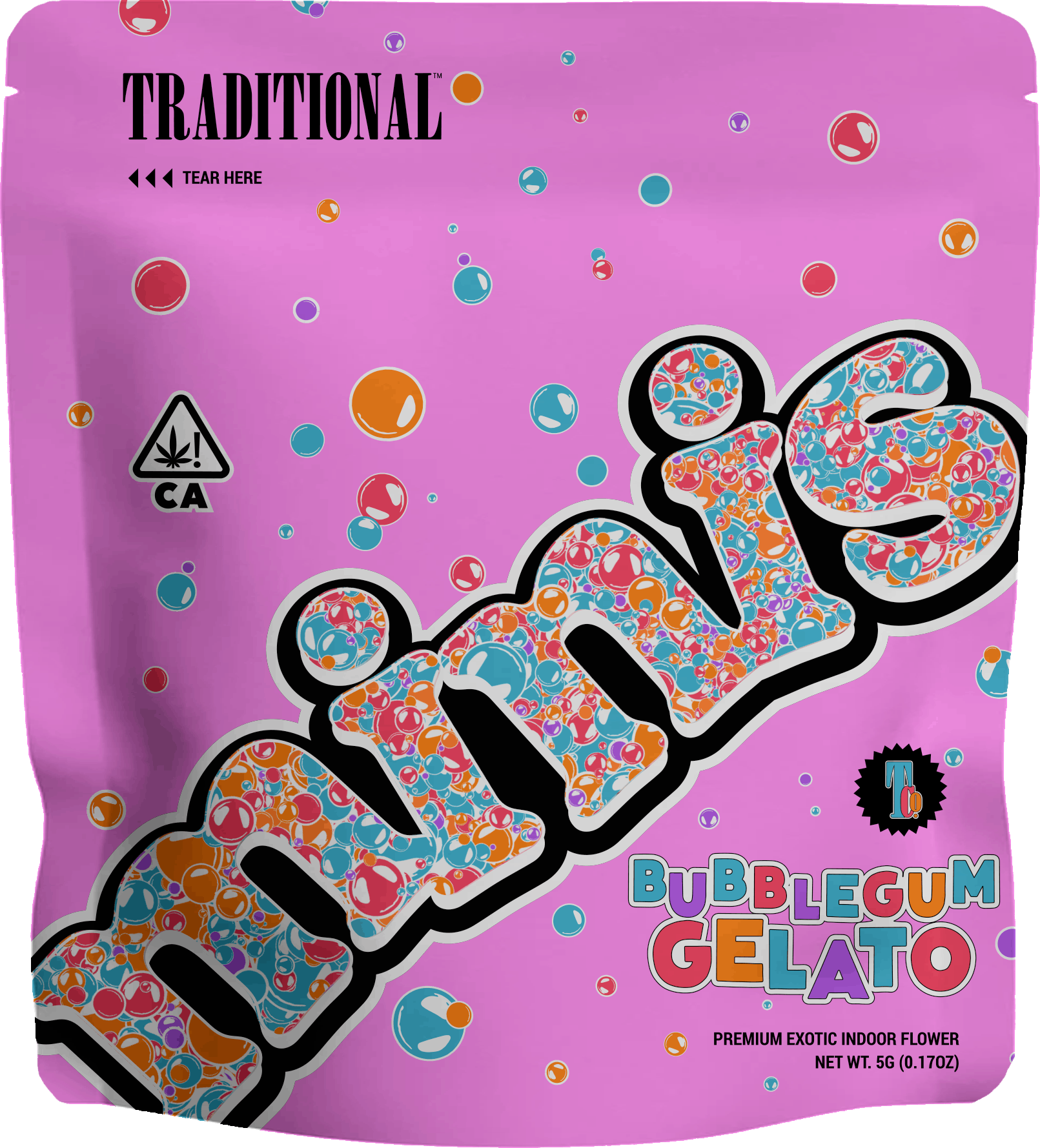 Traditional - Bubblegum Gelato Minis 5G